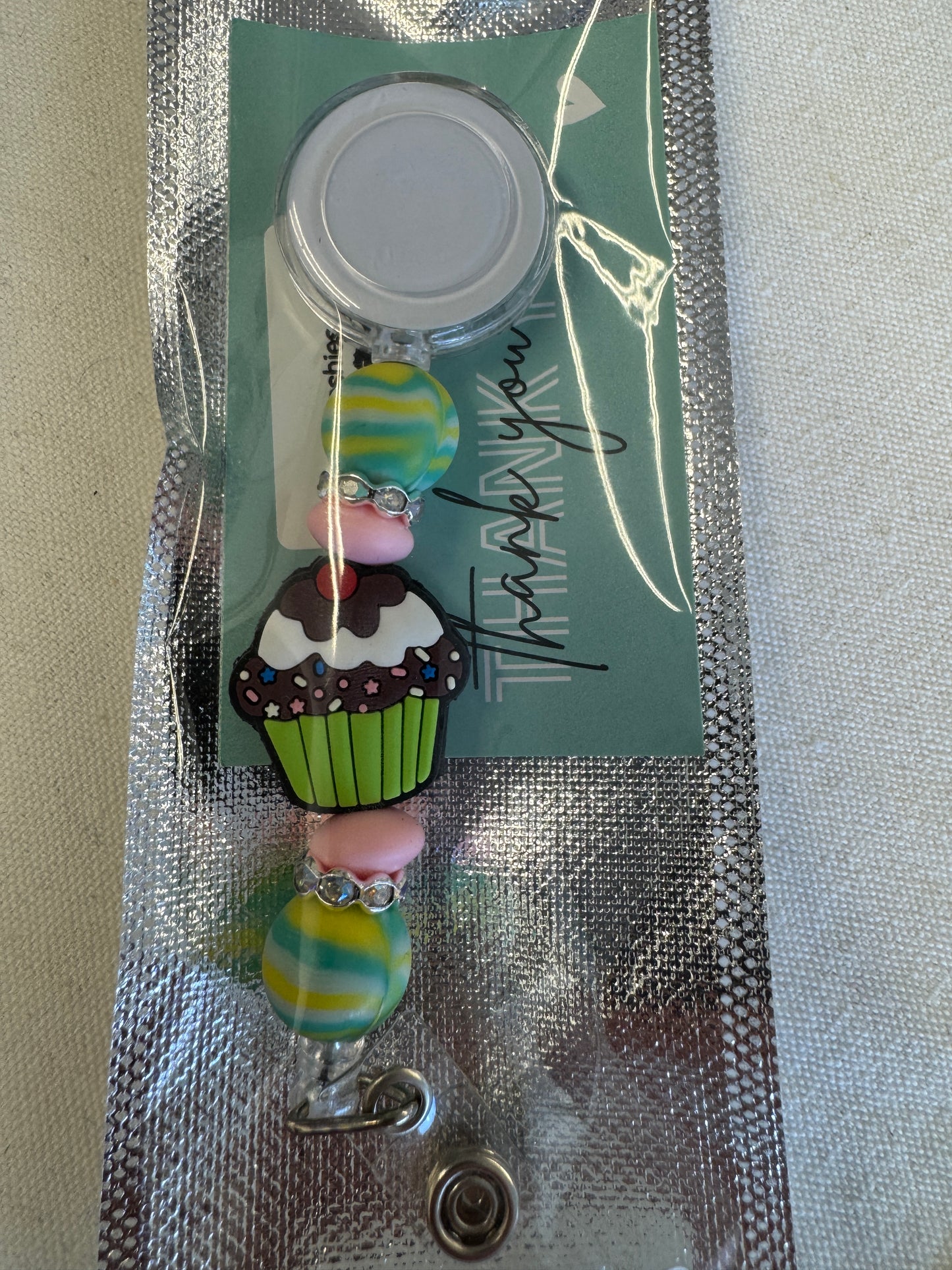 Badge Reel - Cupcake
