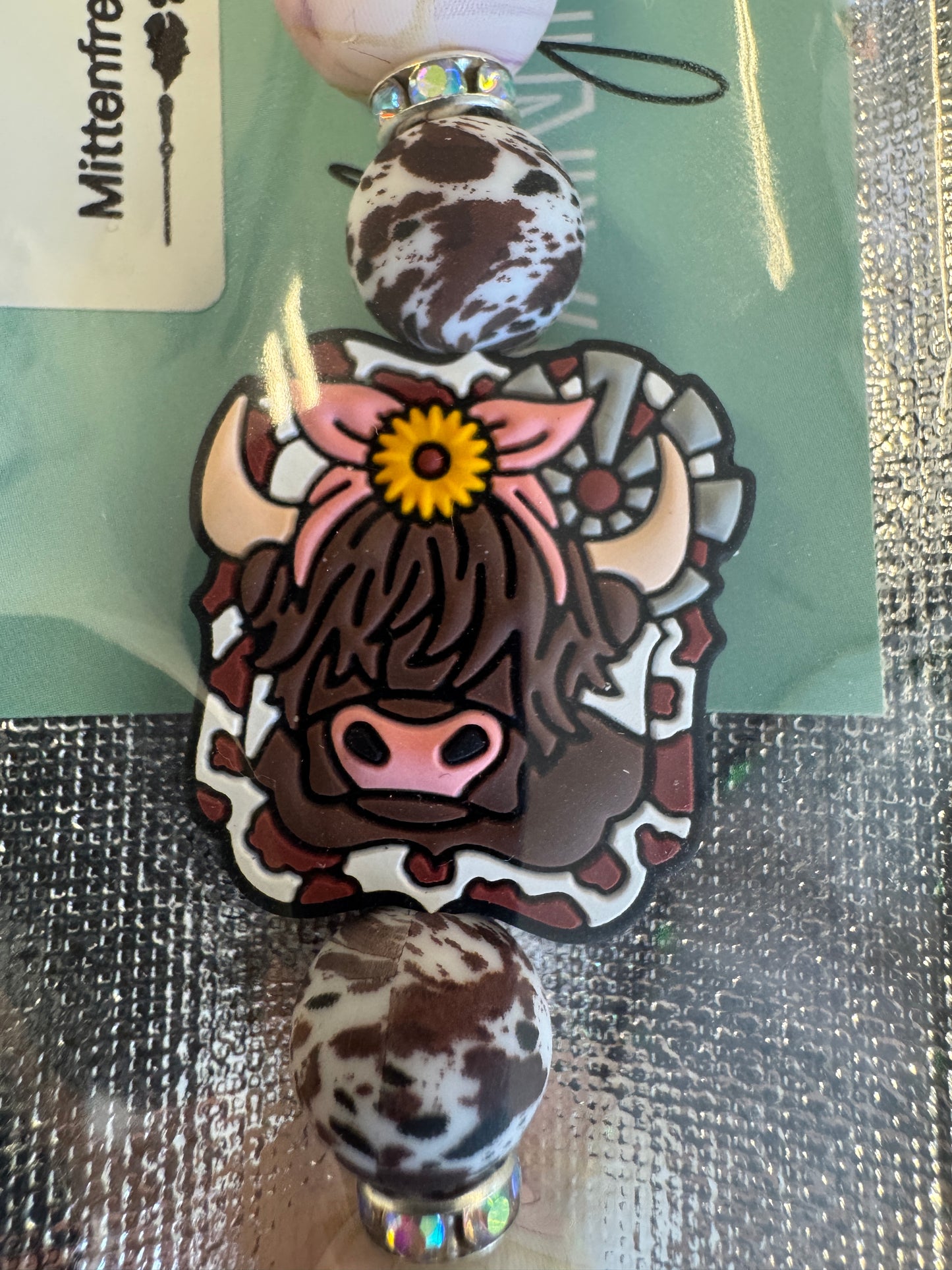 Badge Reel - Highland Cow