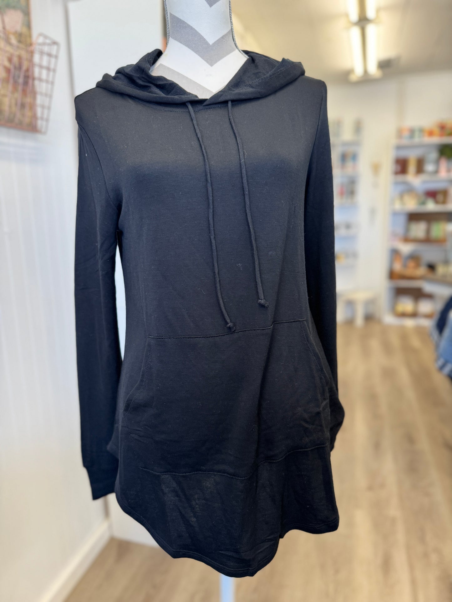 Made by Johnny Lightweight Hoodie with Kangaroo Pocket - Black