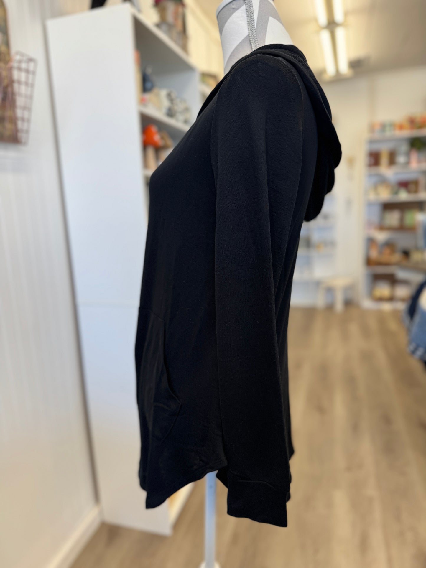Made by Johnny Lightweight Hoodie with Kangaroo Pocket - Black