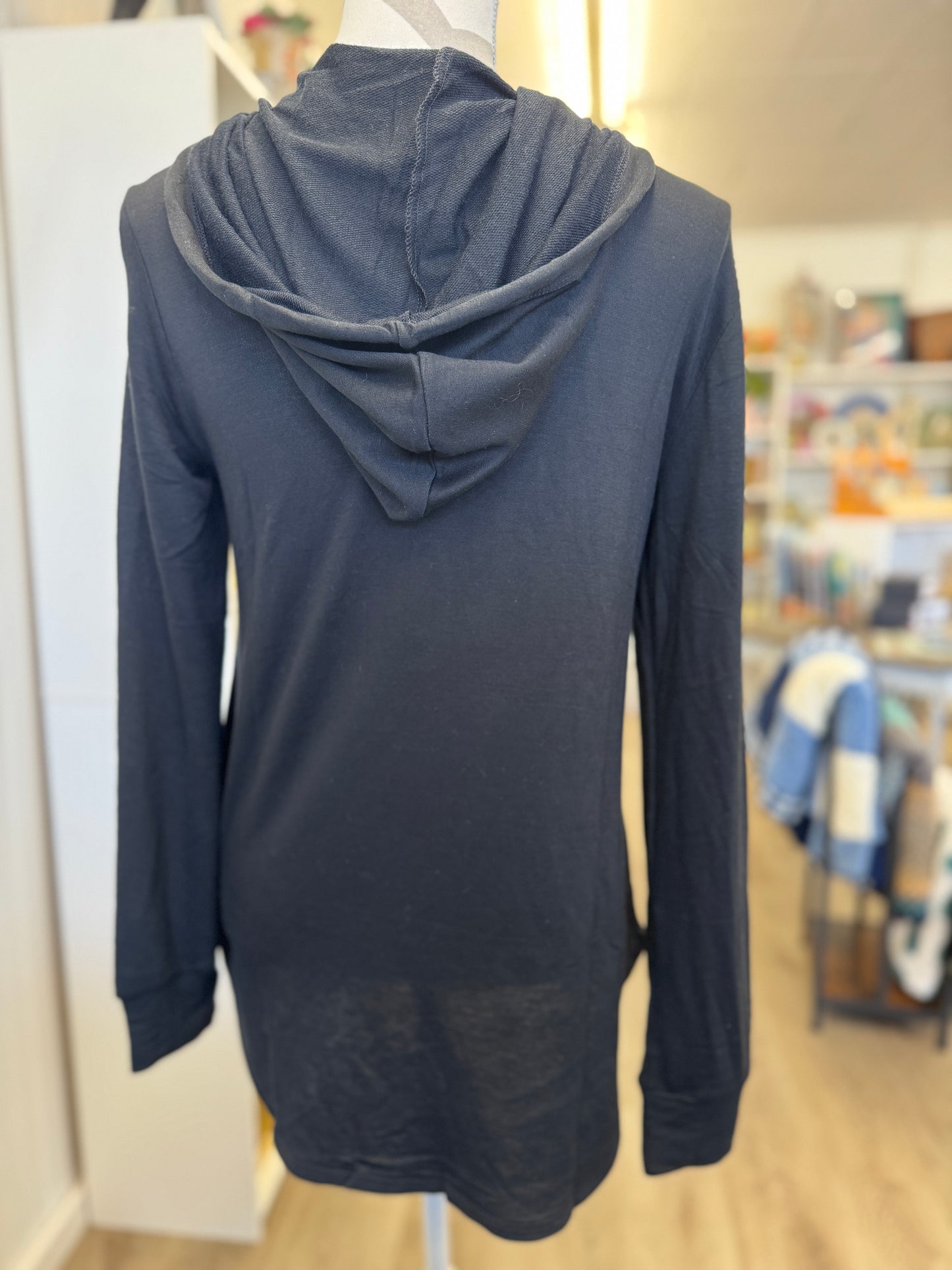 Made by Johnny Lightweight Hoodie with Kangaroo Pocket - Black