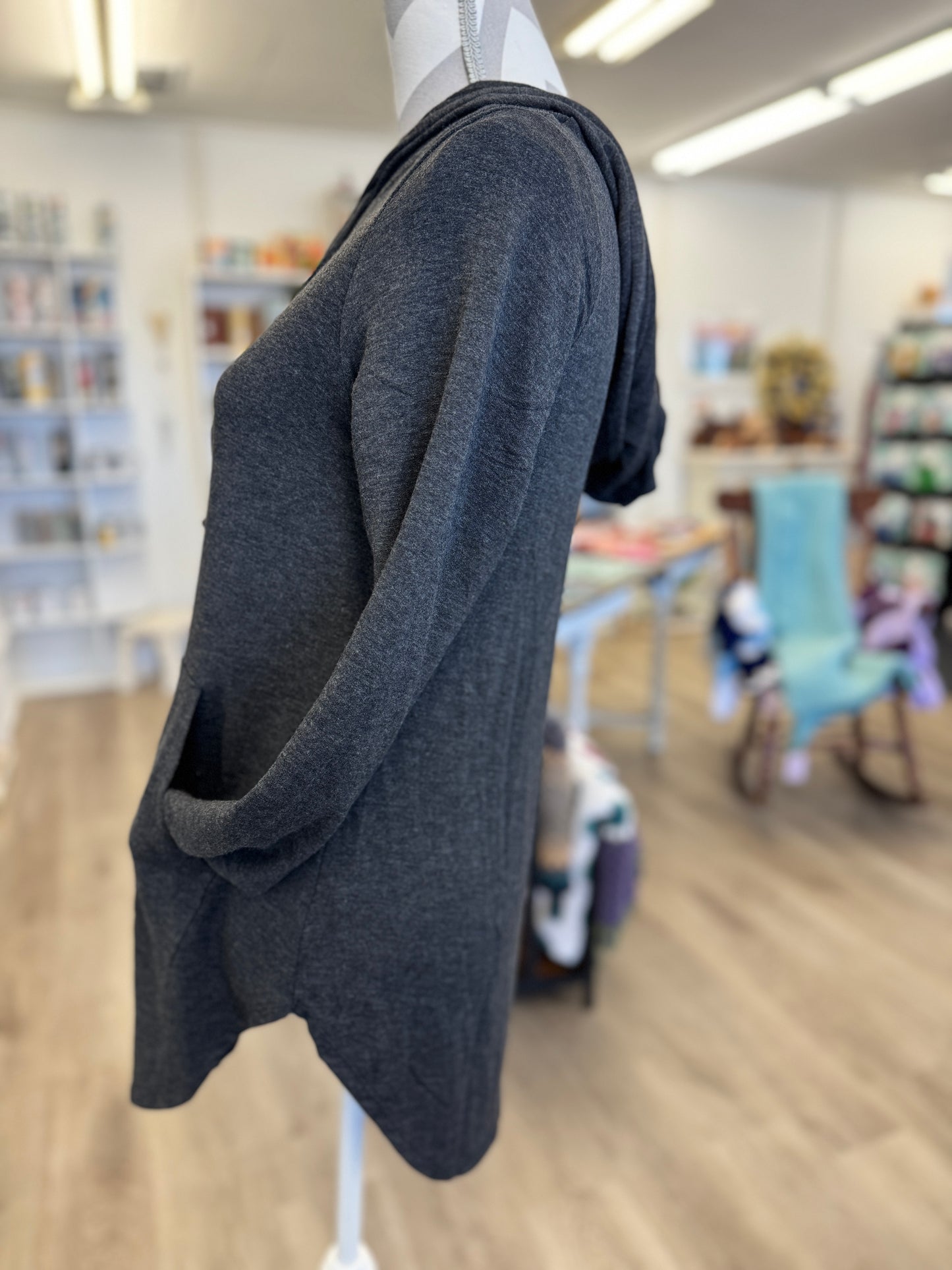 Made by Johnny Lightweight Hoodie with Kangaroo Pocket - Dark Gray