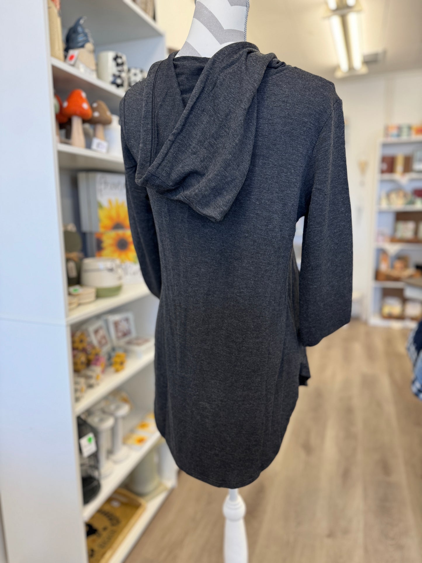 Made by Johnny Lightweight Hoodie with Kangaroo Pocket - Dark Gray