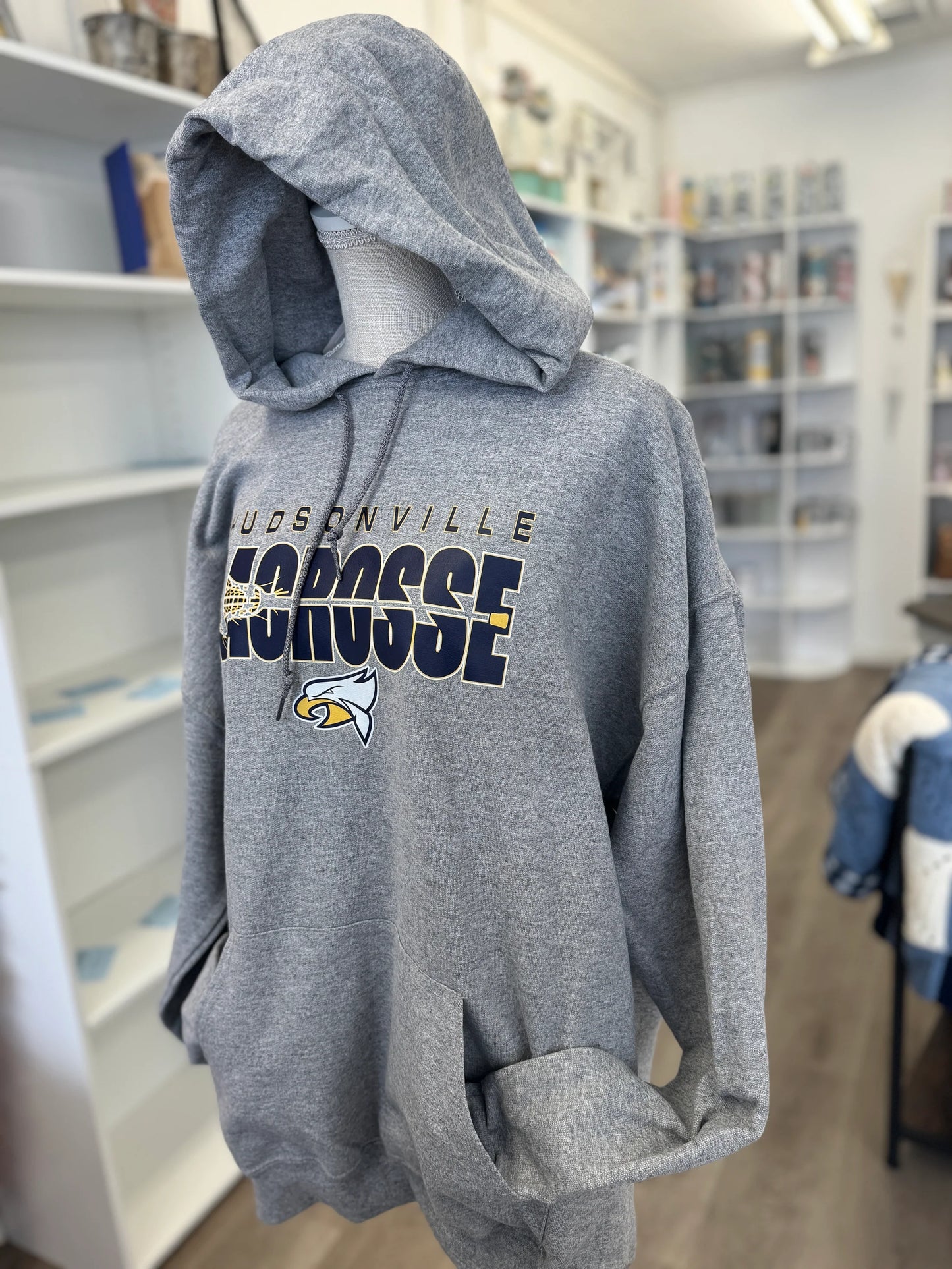 Show Your Spirit! - Hudsonville Eagles Lacrosse - Hoodie