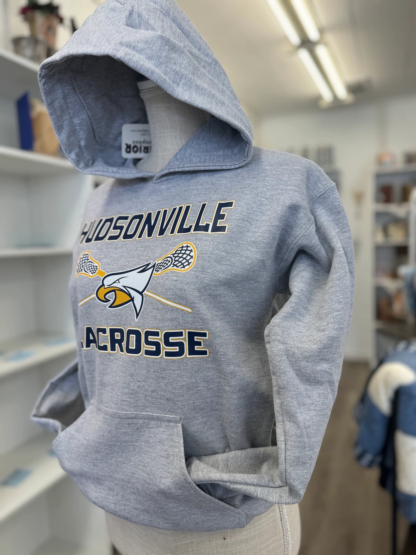 Show Your Spirit! - Hudsonville Eagles Lacrosse - Hoodie Youth