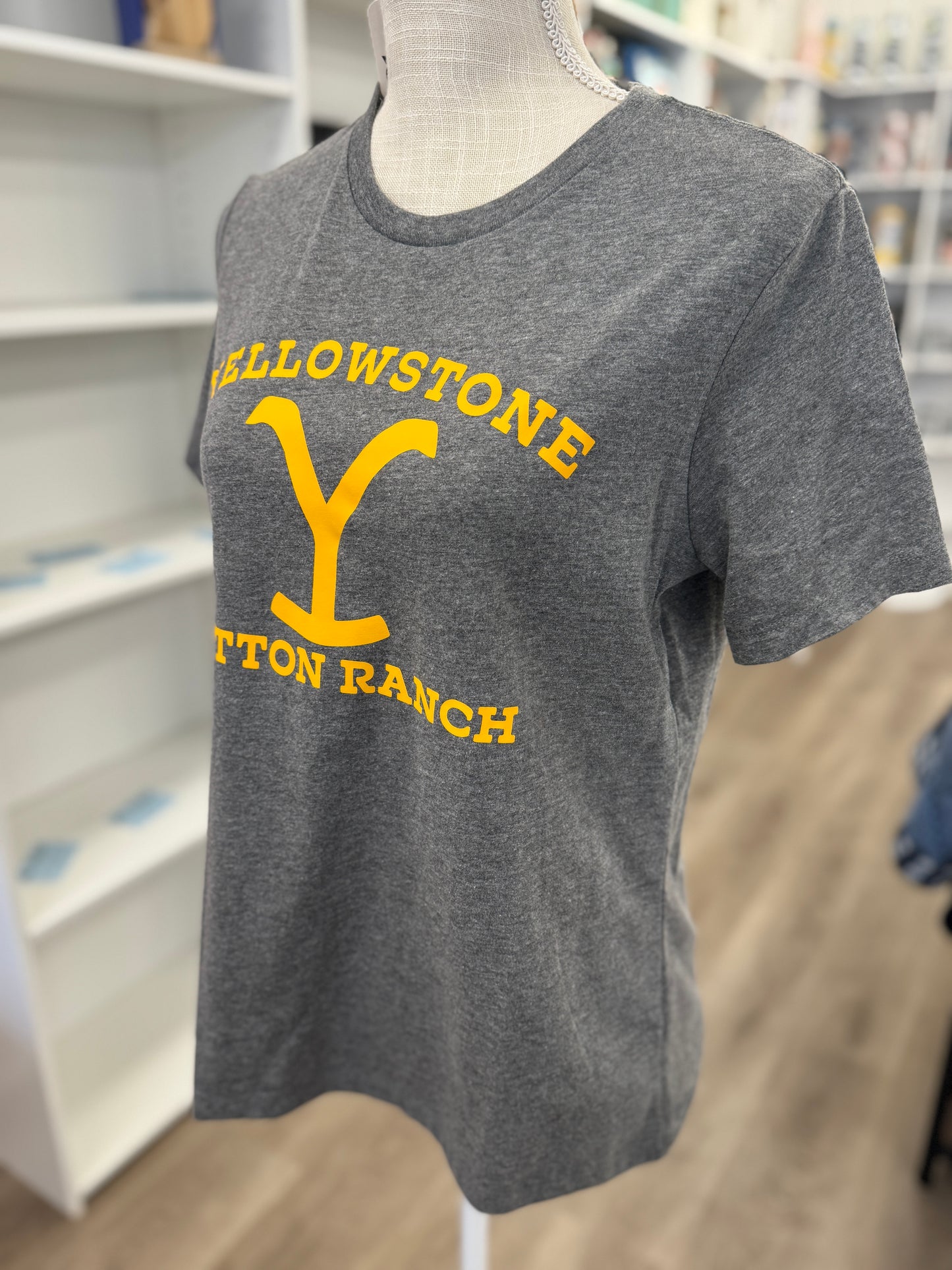 Yellowstone Dutton - Grey T-Shirt (Medium Only)