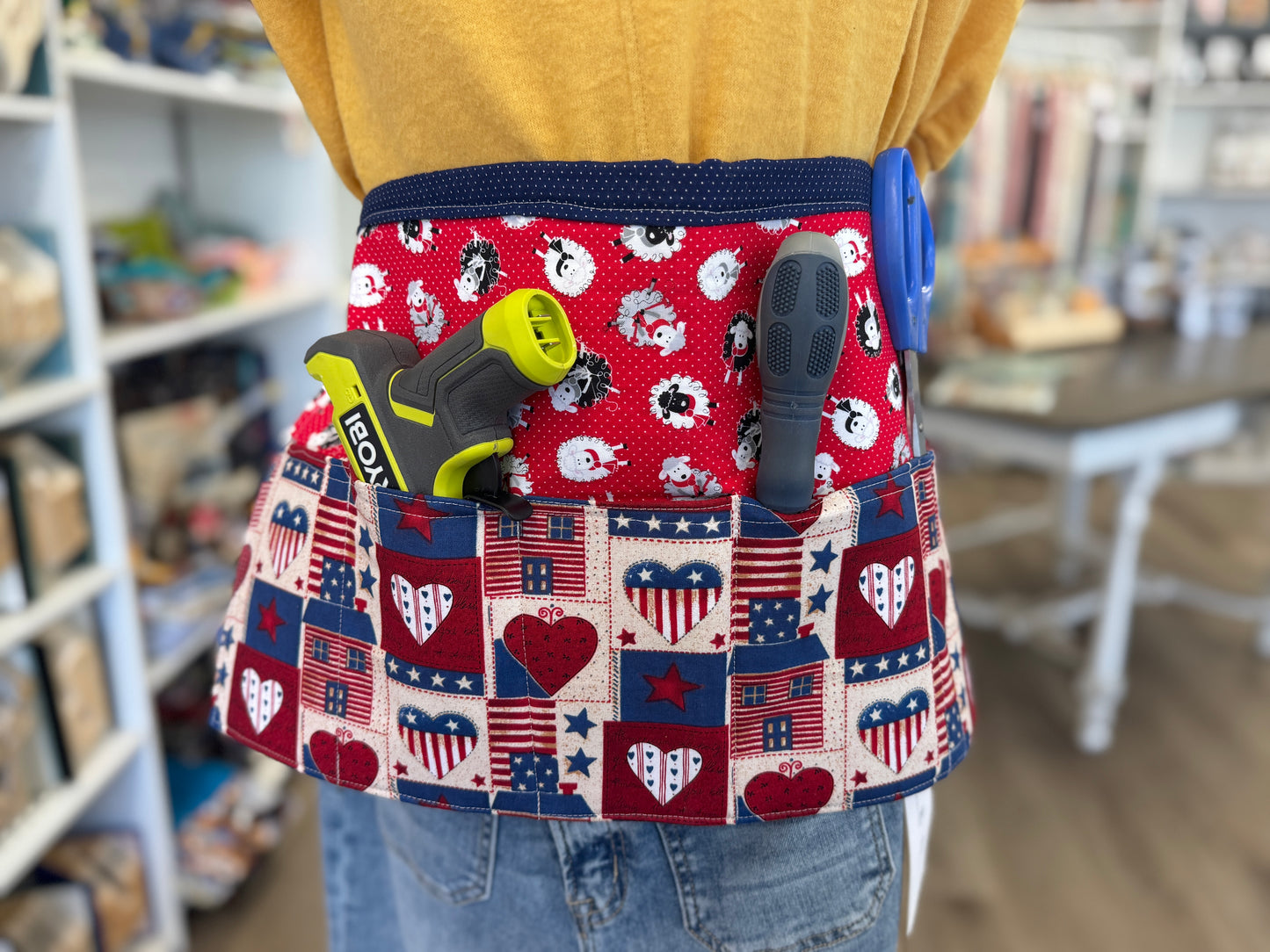 Handmade Tool Belt / Garden Belt / Half Apron (6)