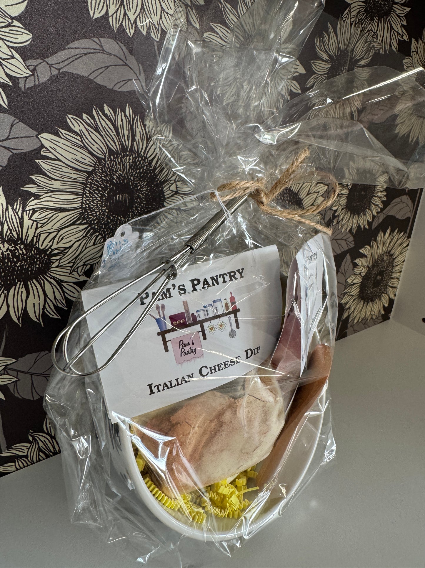 *Gift Set* Italian Cheese Dip & Chocolate Covered Strawberries w/bowl, spoon & whisk