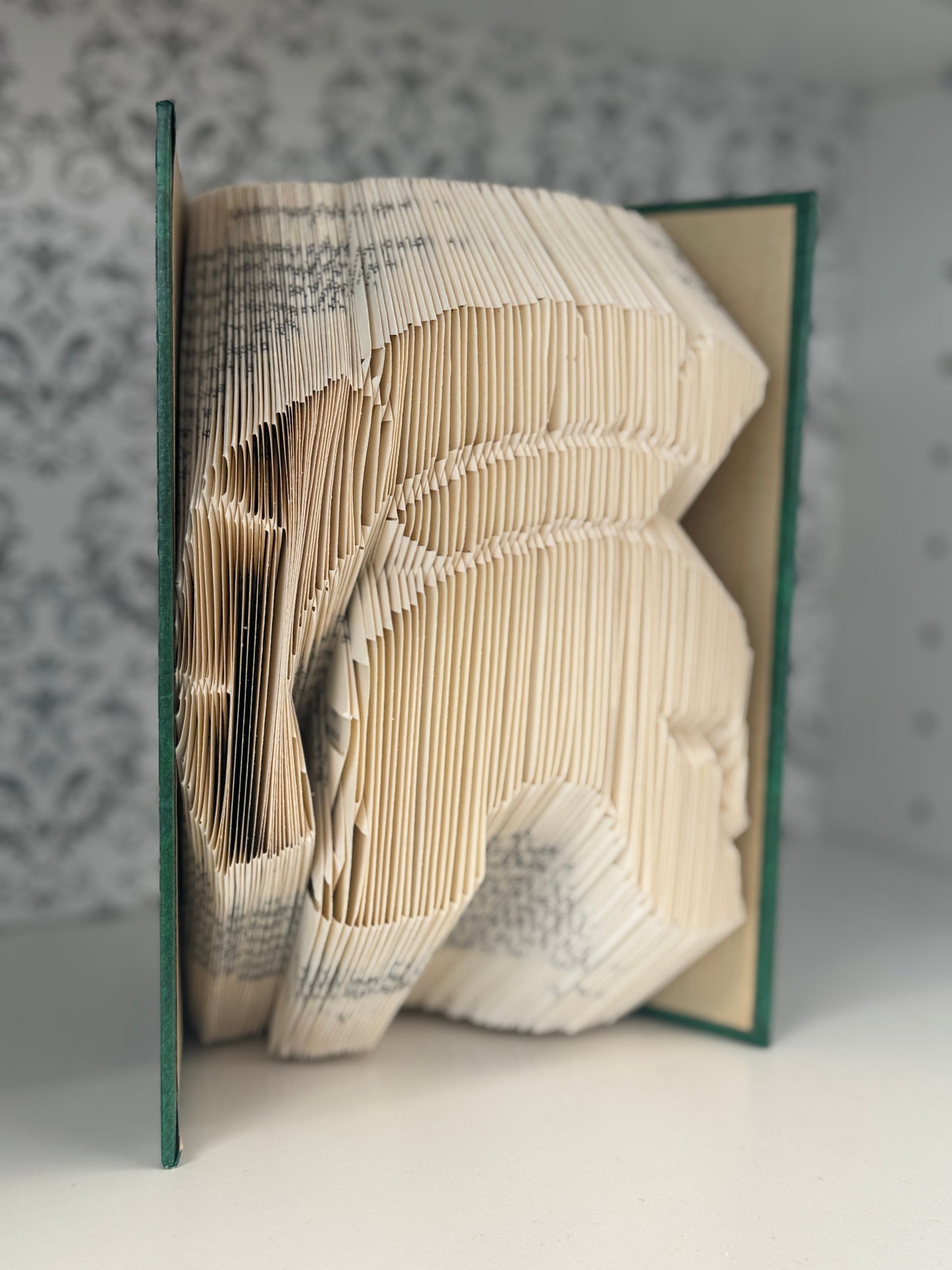 Folded Book Art - MSU Spartan