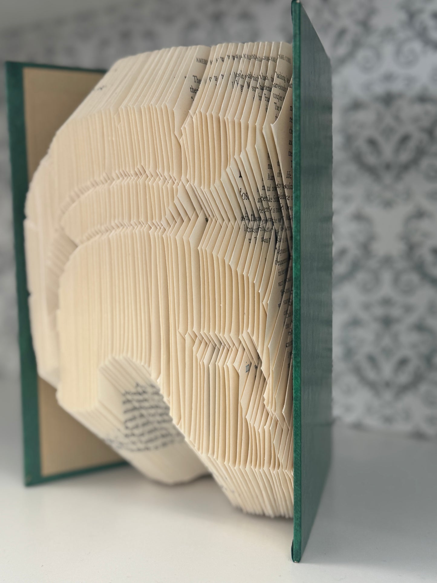 Folded Book Art - MSU Spartan