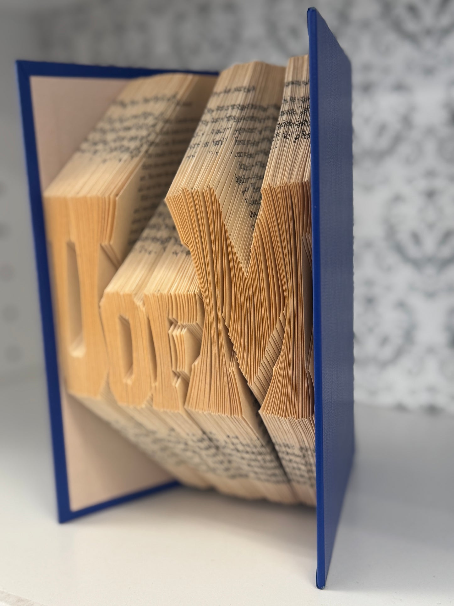 Folded Book Art - U of M - University of Michigan