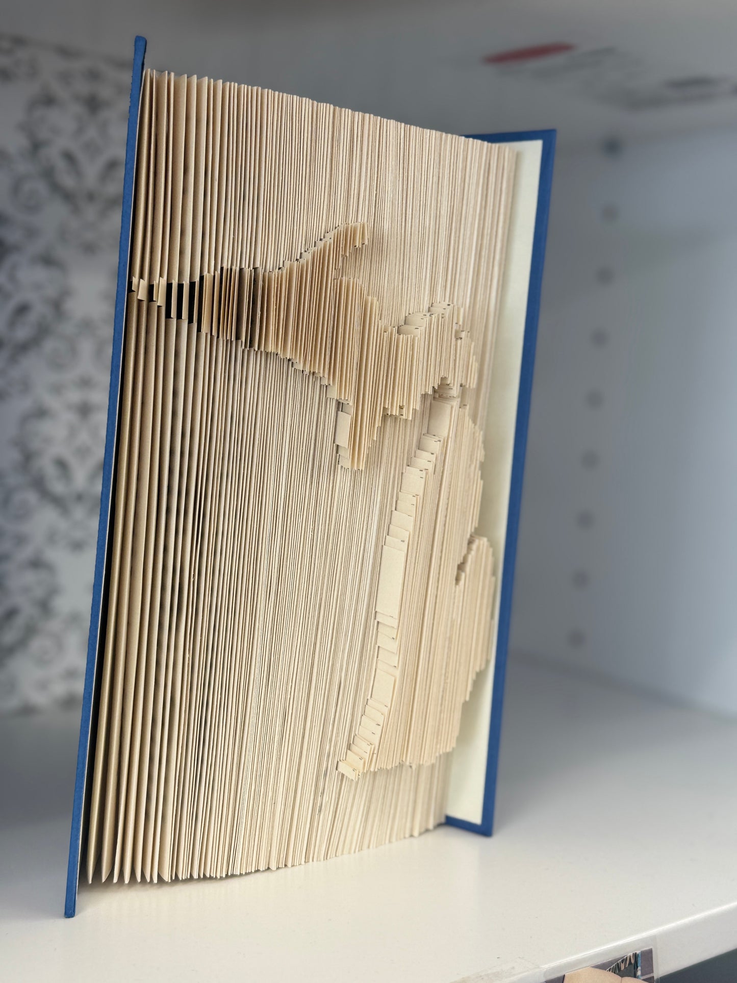 Folded Book Art - Michigan (Cut Style)