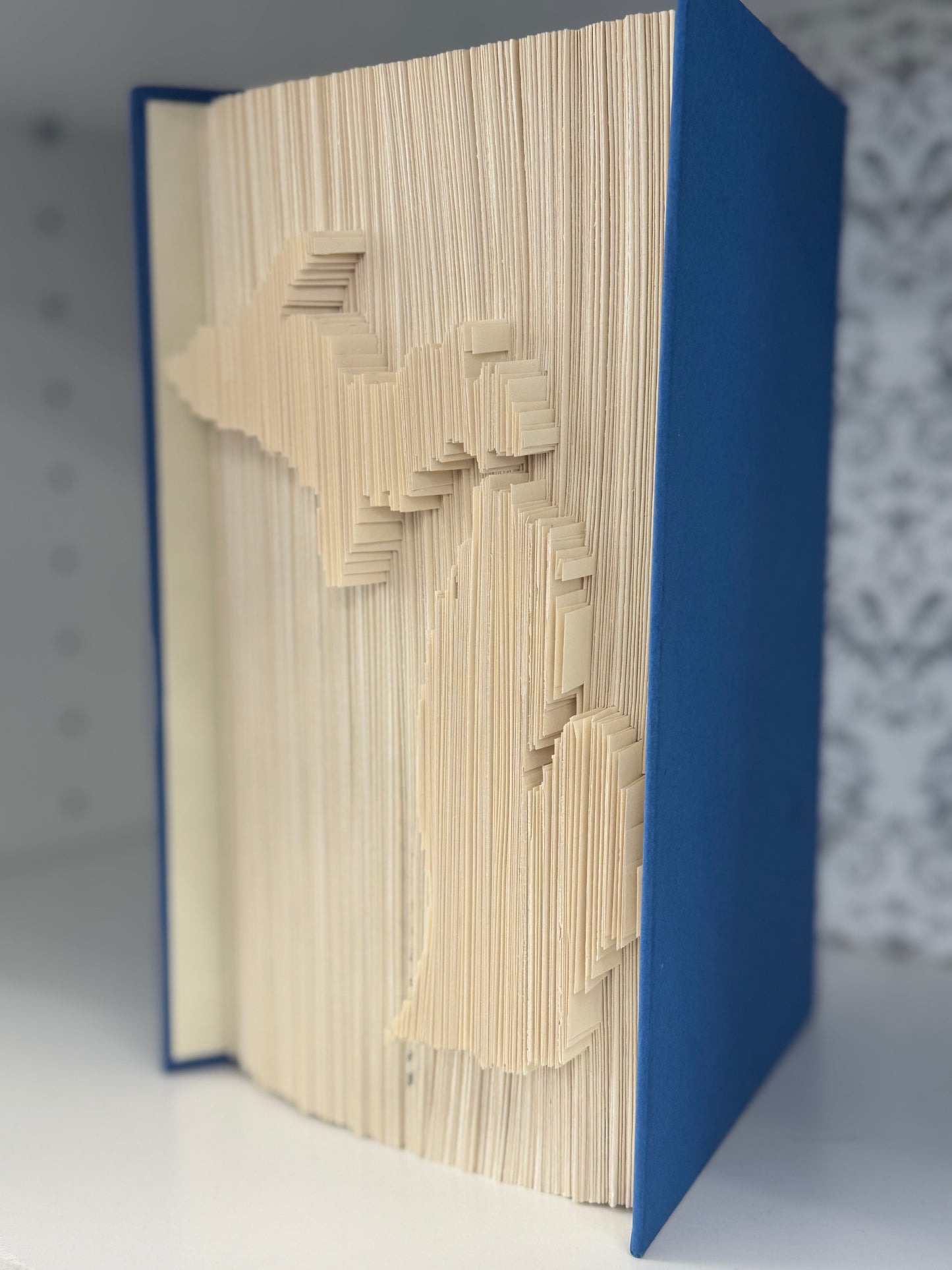 Folded Book Art - Michigan (Cut Style)