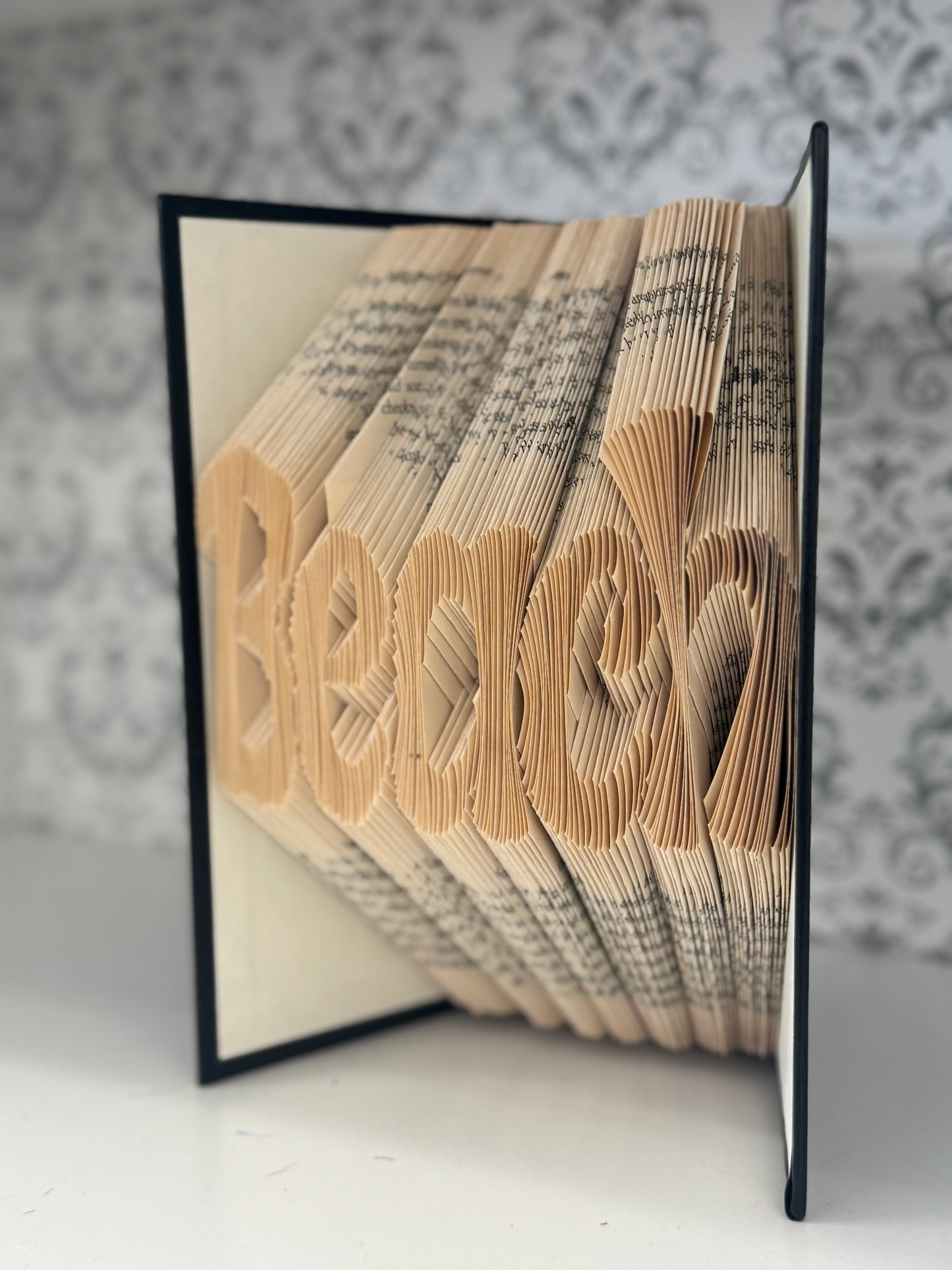Folded Book Art - Beach