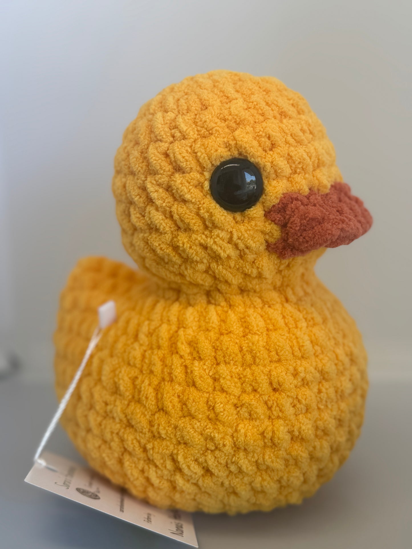 Handmade Crocheted Stuffed Animals - Yellow Duck