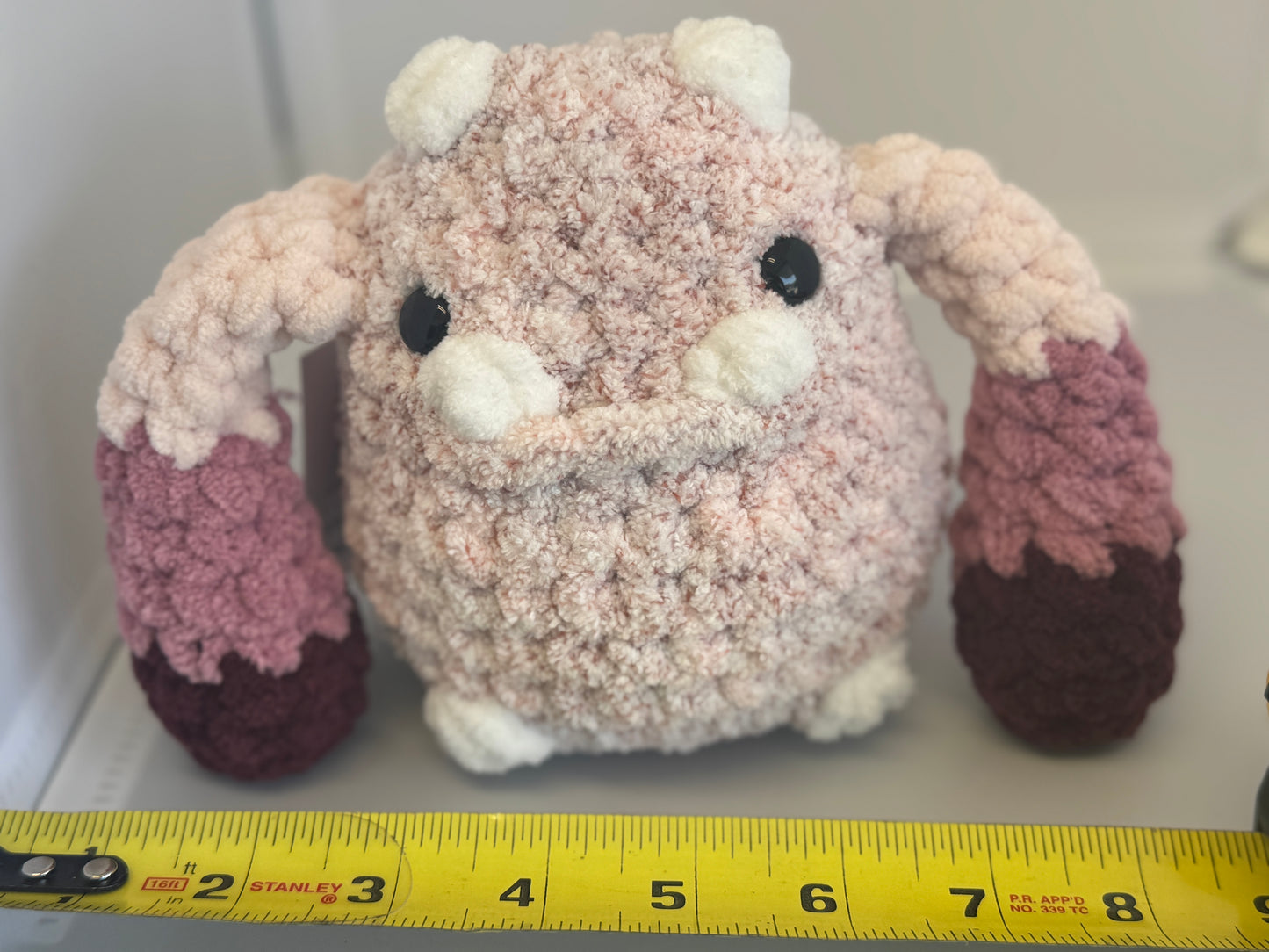 Handmade Crocheted Stuffed Animals - Milo Monster
