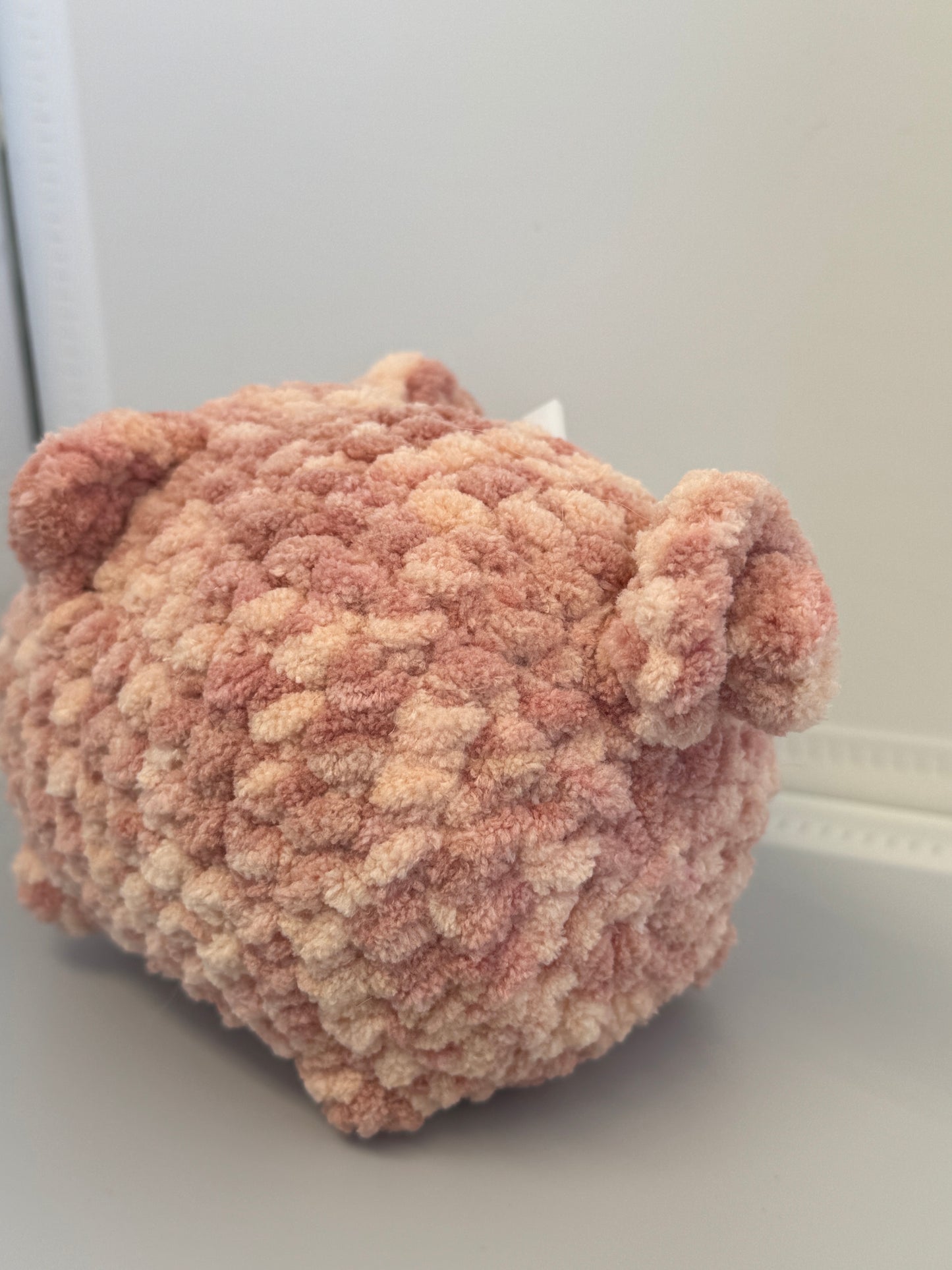 Handmade Crocheted Stuffed Animals - Pig