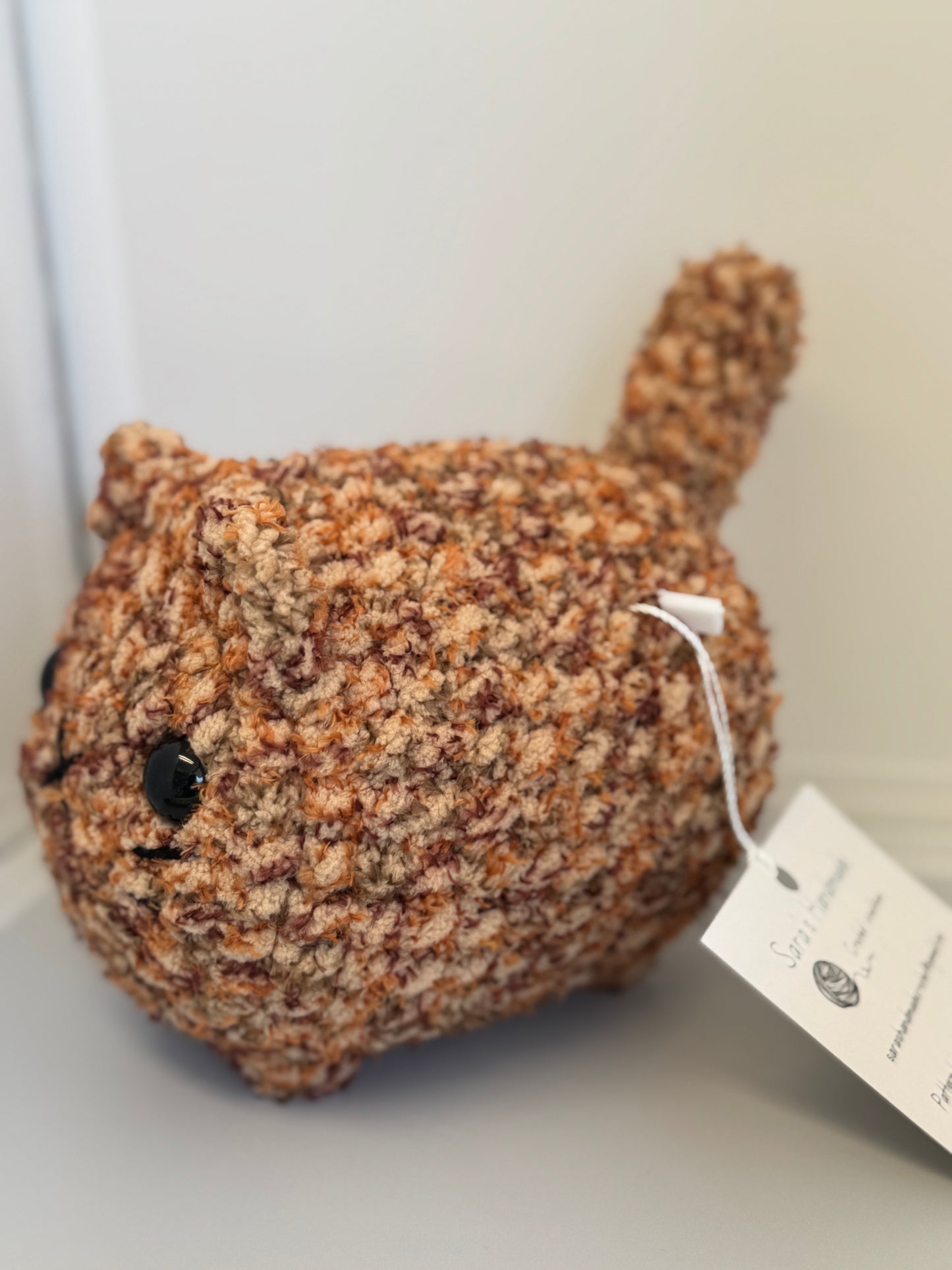 Handmade Crocheted Stuffed Animals - Loaf Cat Medium