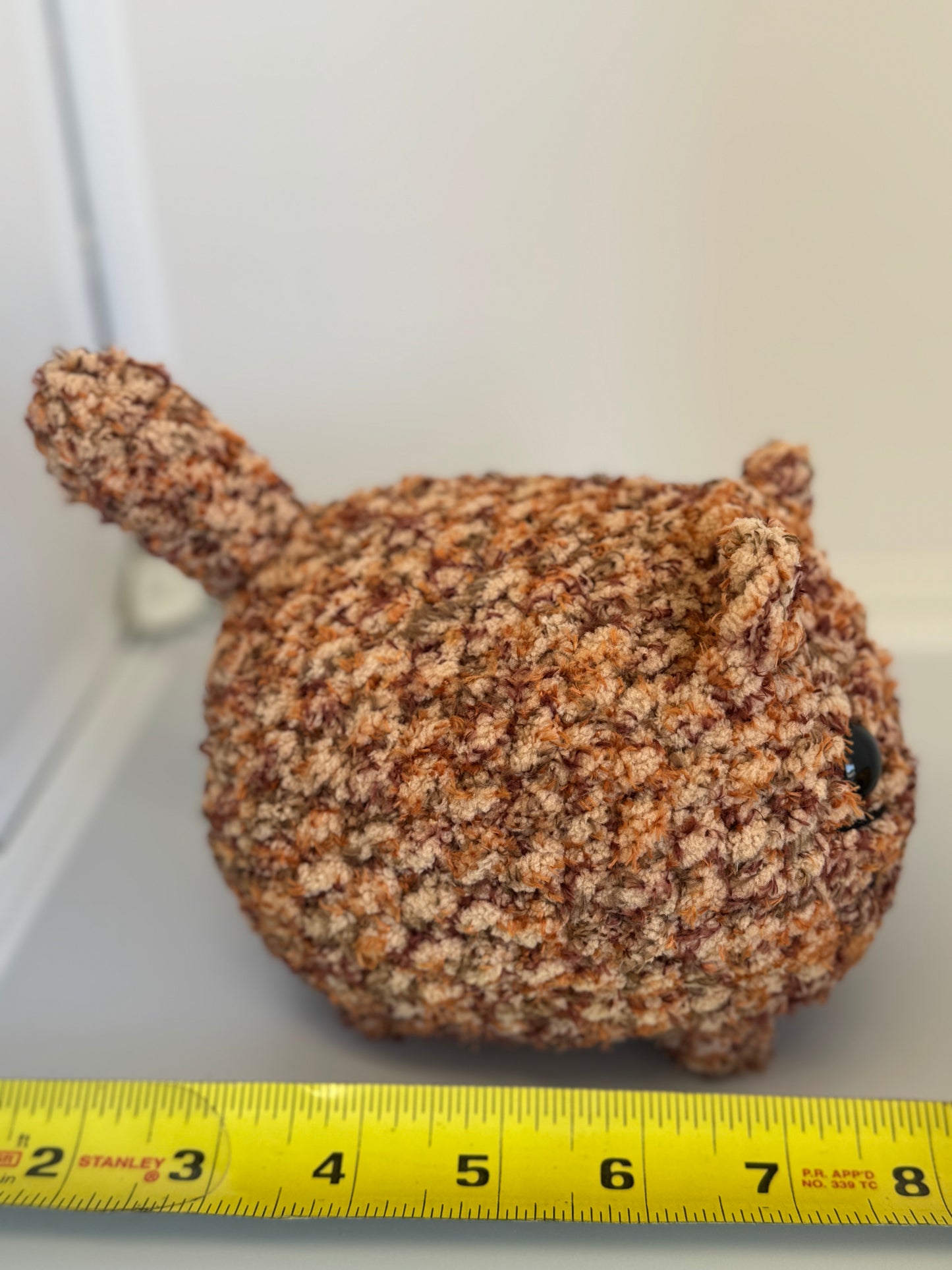 Handmade Crocheted Stuffed Animals - Loaf Cat Medium