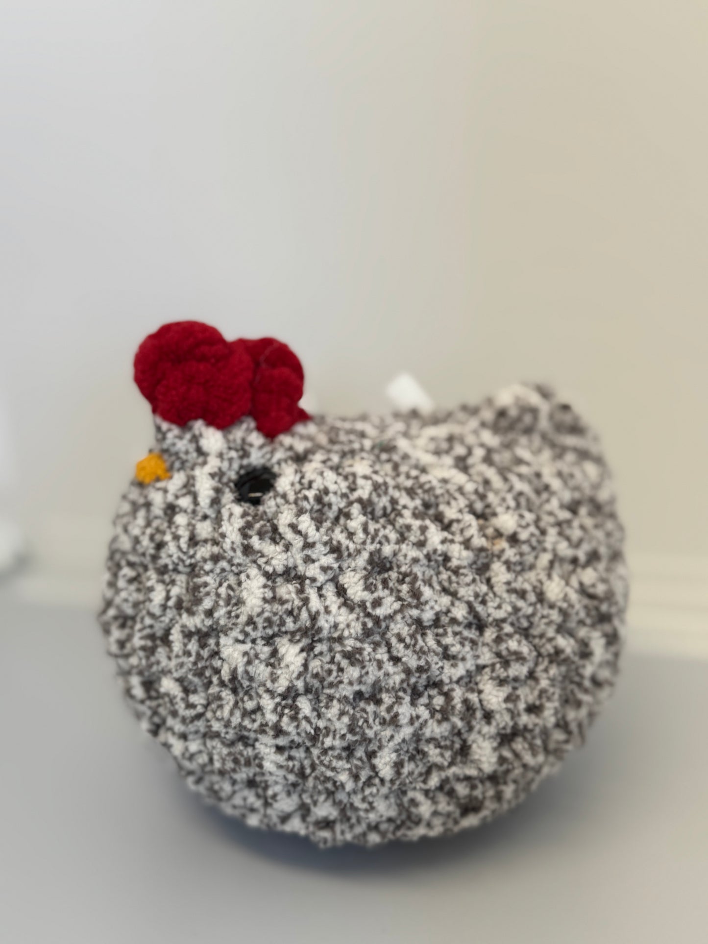 Handmade Crocheted Stuffed Animals - Mabel Chicken