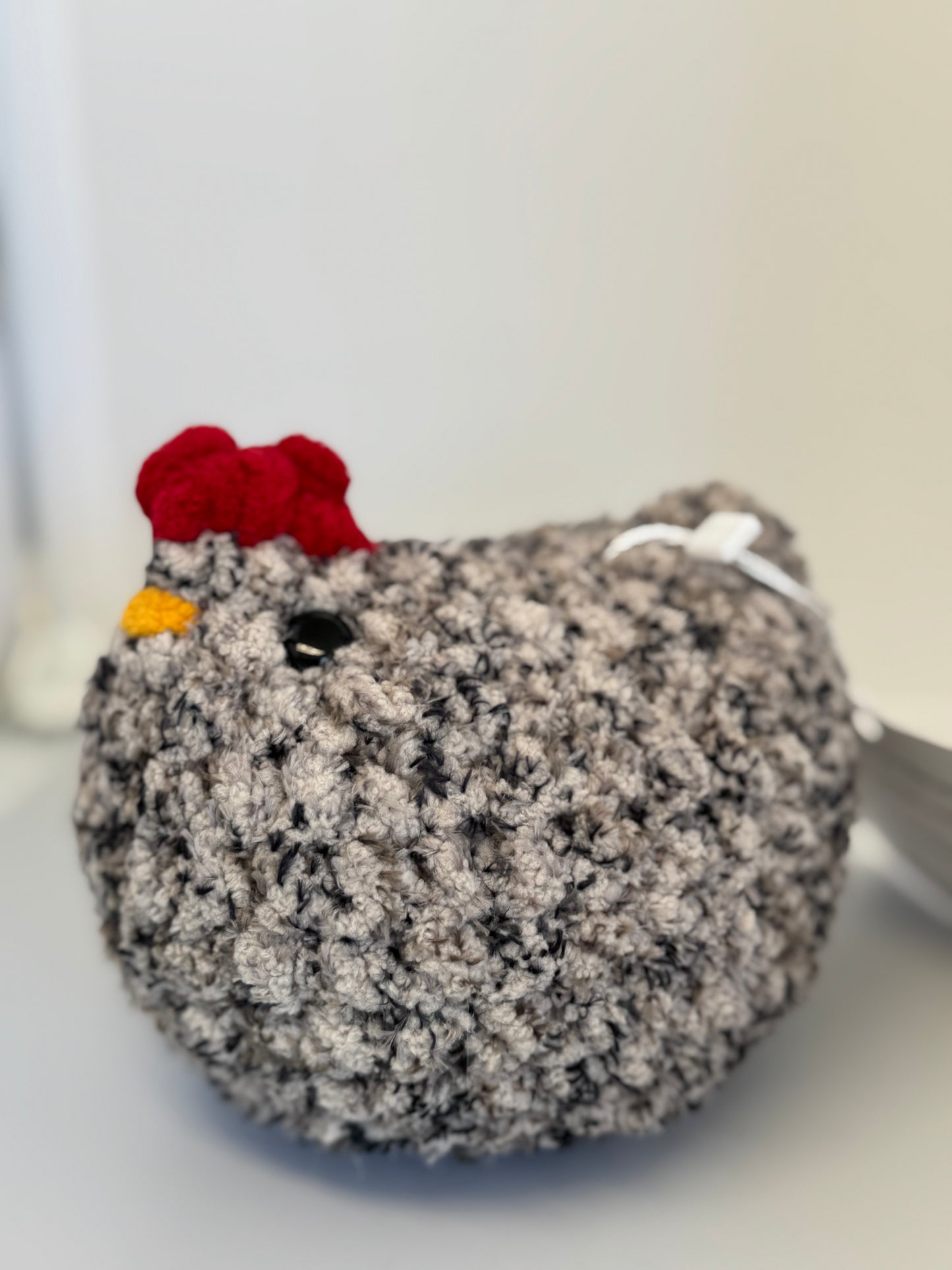 Handmade Crocheted Stuffed Animals - Mabel Chicken