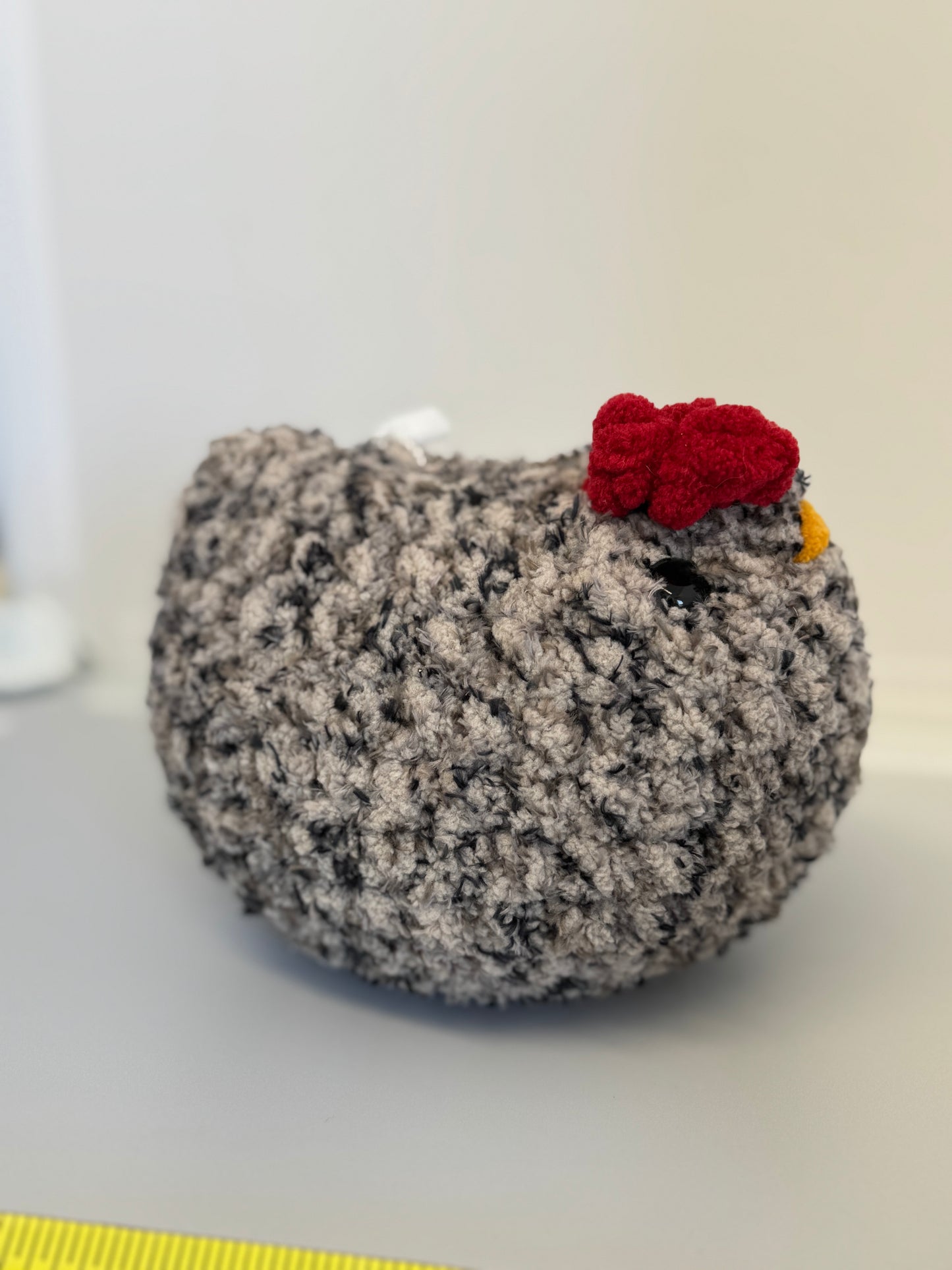 Handmade Crocheted Stuffed Animals - Mabel Chicken