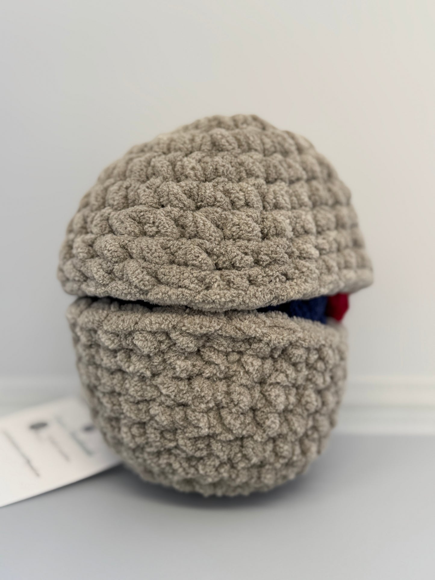 Handmade Crocheted Stuffed Animals - Dino Hatchling
