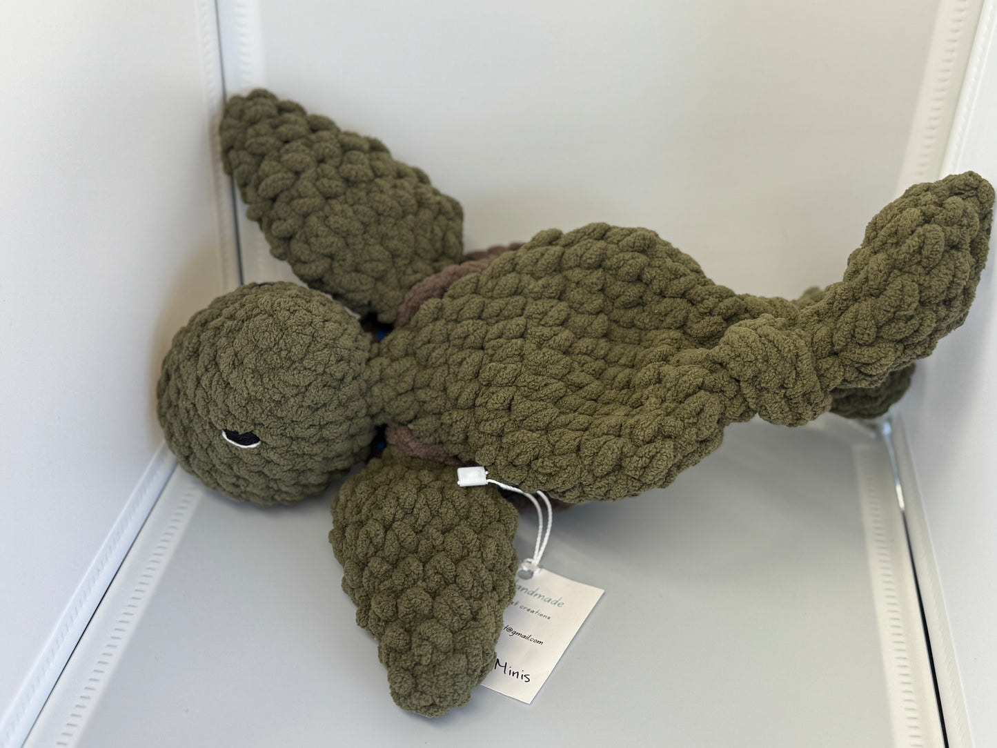 Handmade Crocheted Stuffed Animals - Turtle Lovey