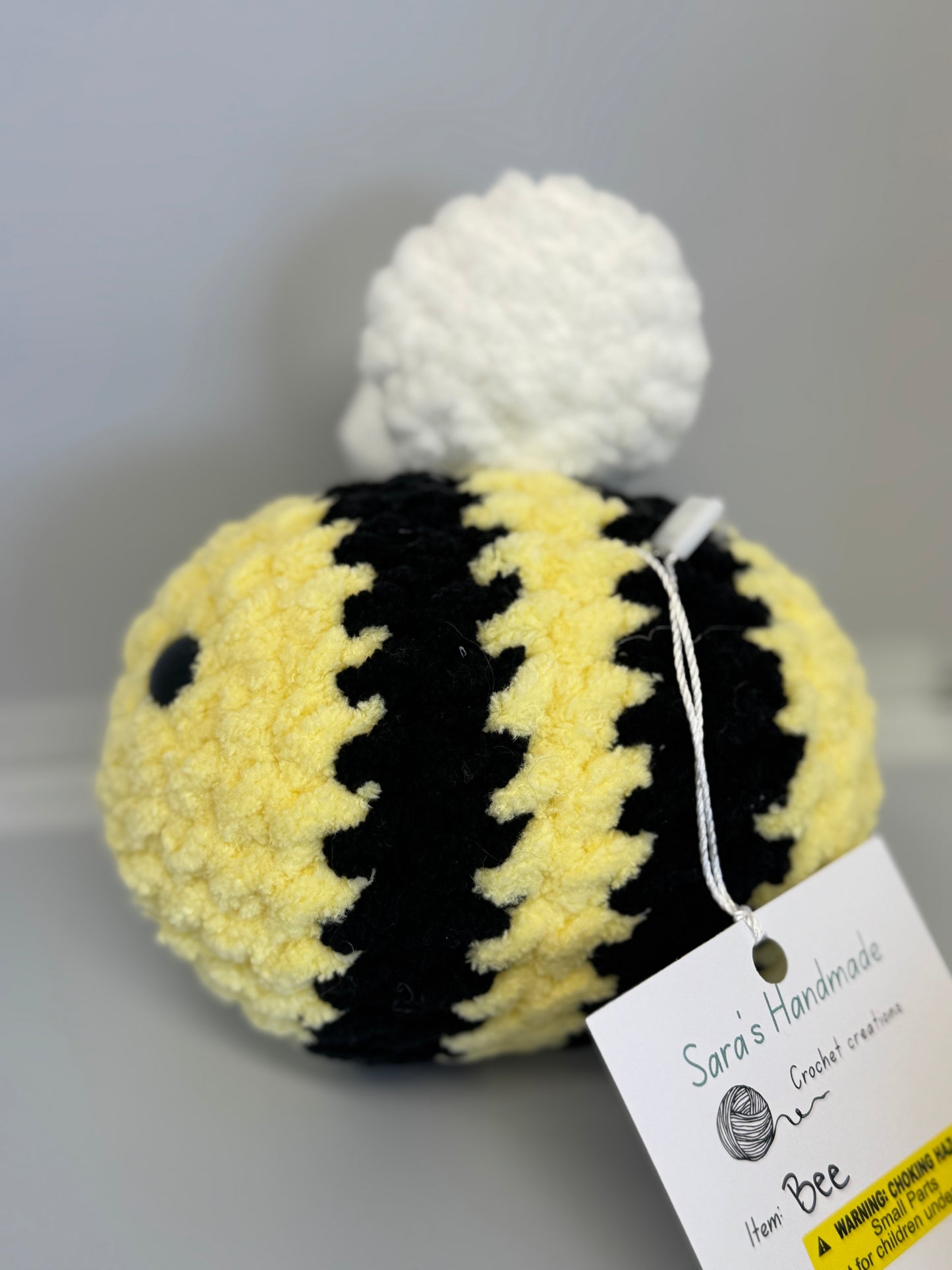 Handmade Crocheted Stuffed Animals - Bee