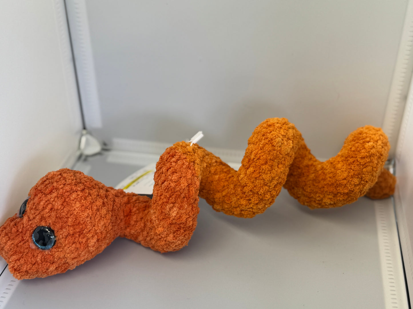 Handmade Crocheted Stuffed Animals - Curly Snake