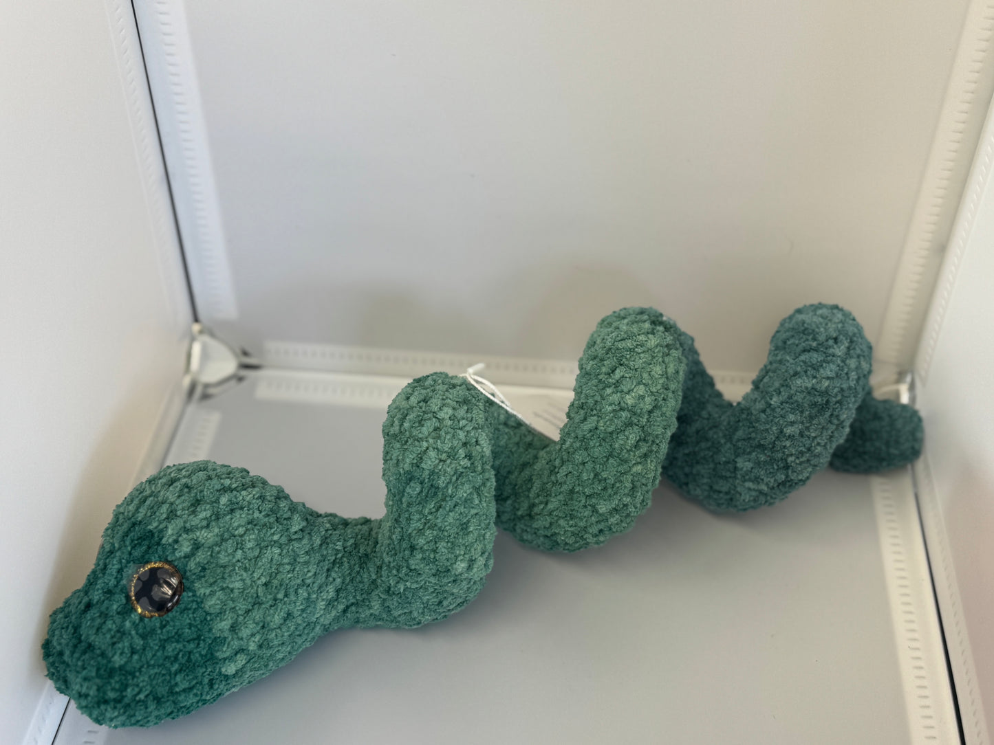 Handmade Crocheted Stuffed Animals - Curly Snake