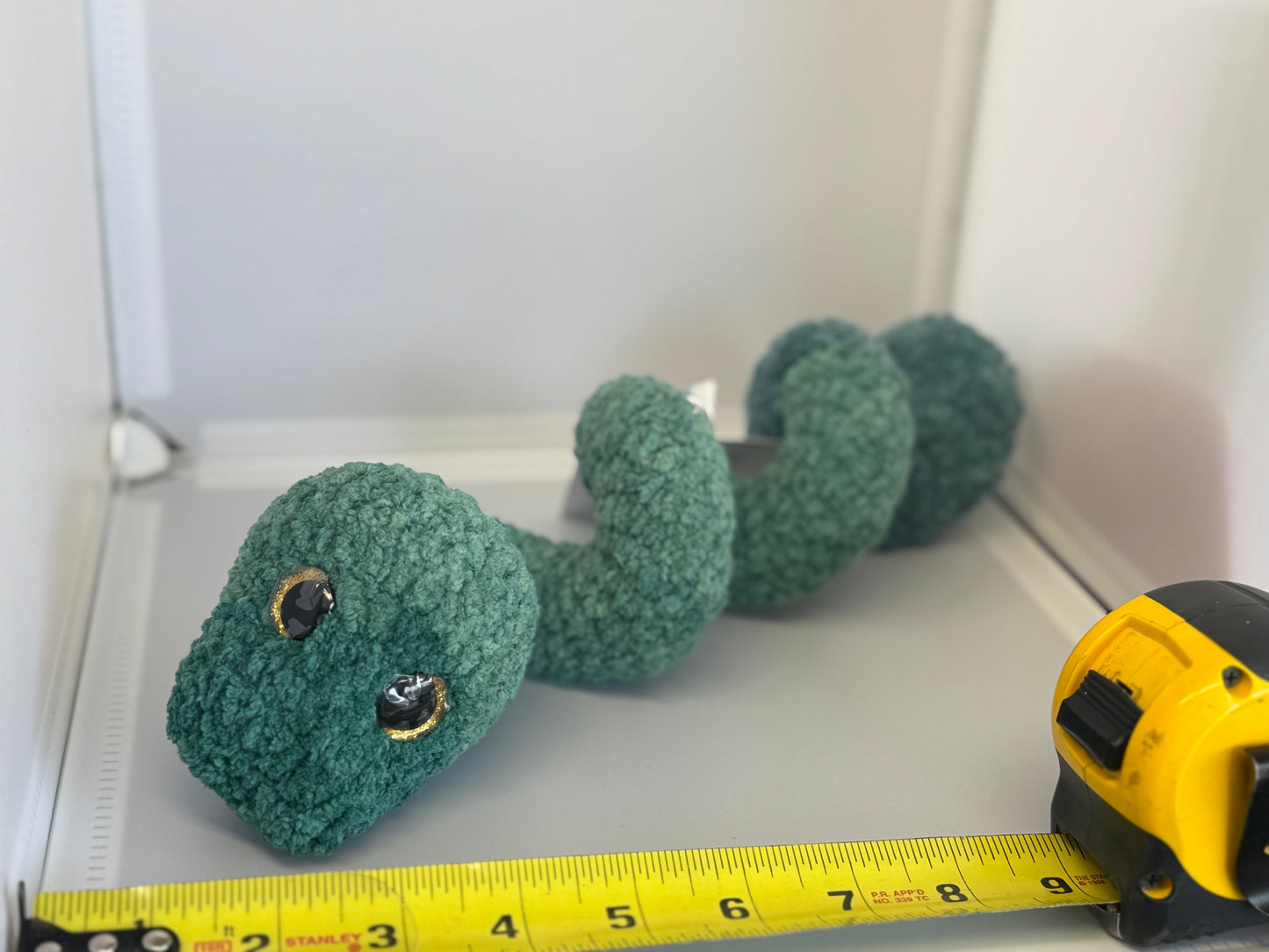 Handmade Crocheted Stuffed Animals - Curly Snake