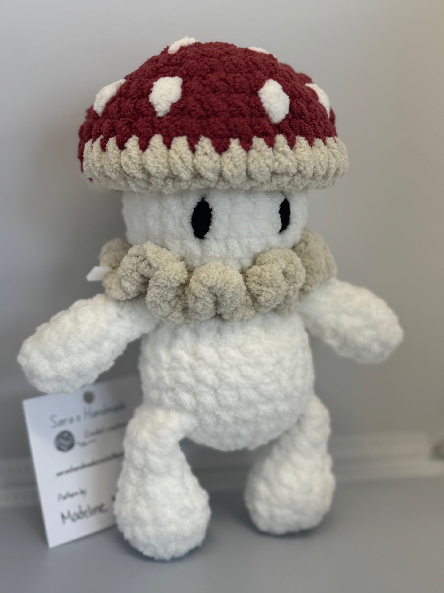 Handmade Crocheted Stuffed Animals - Magnolia Mushroom