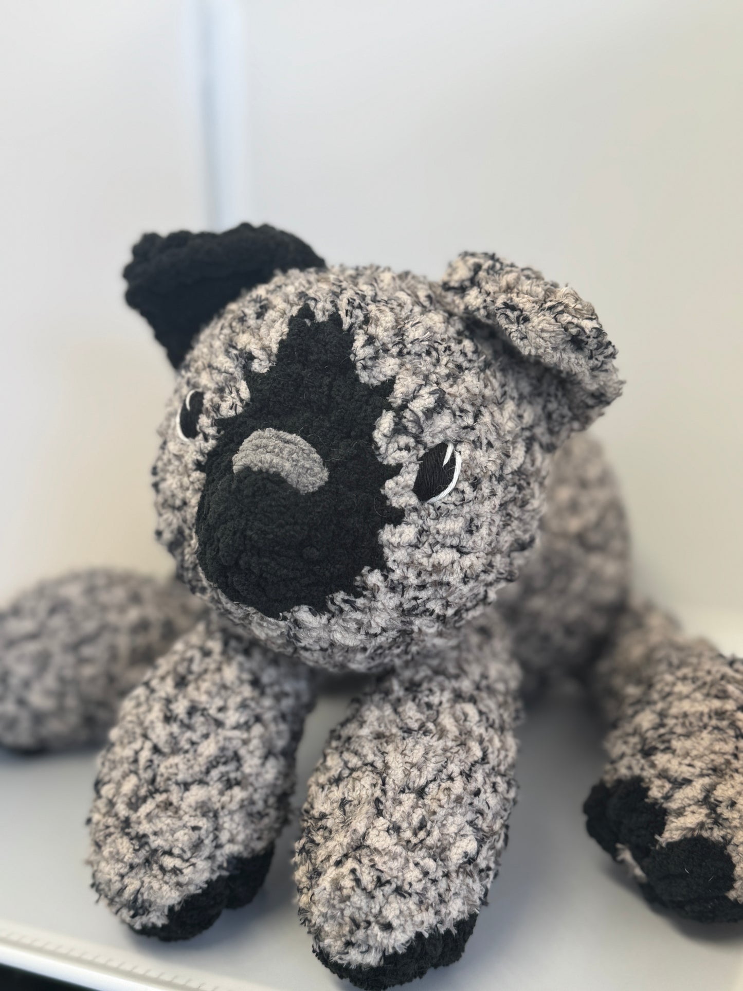 Handmade Crocheted Stuffed Animals - Knotted Kitten Plush