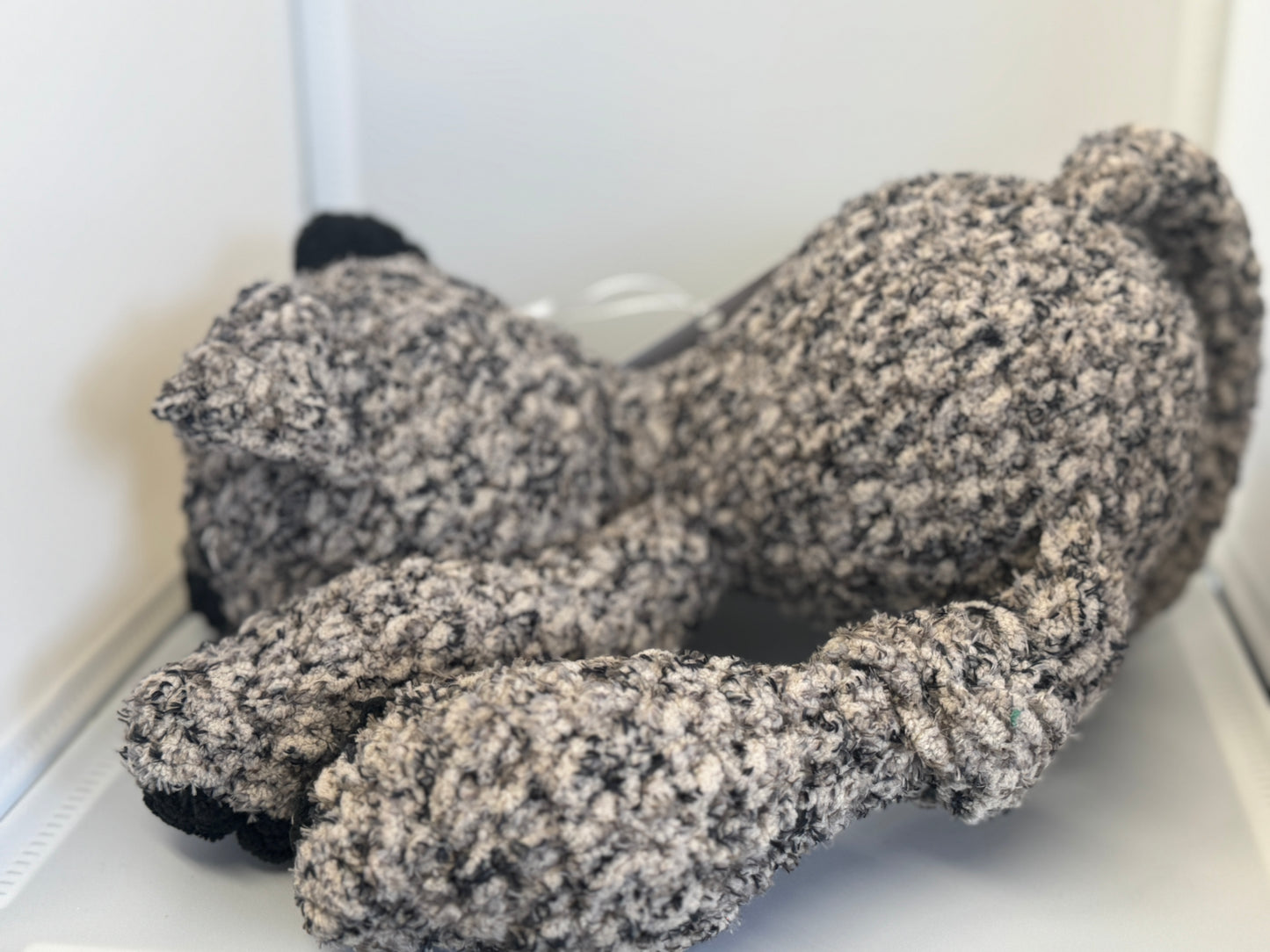 Handmade Crocheted Stuffed Animals - Knotted Kitten Plush