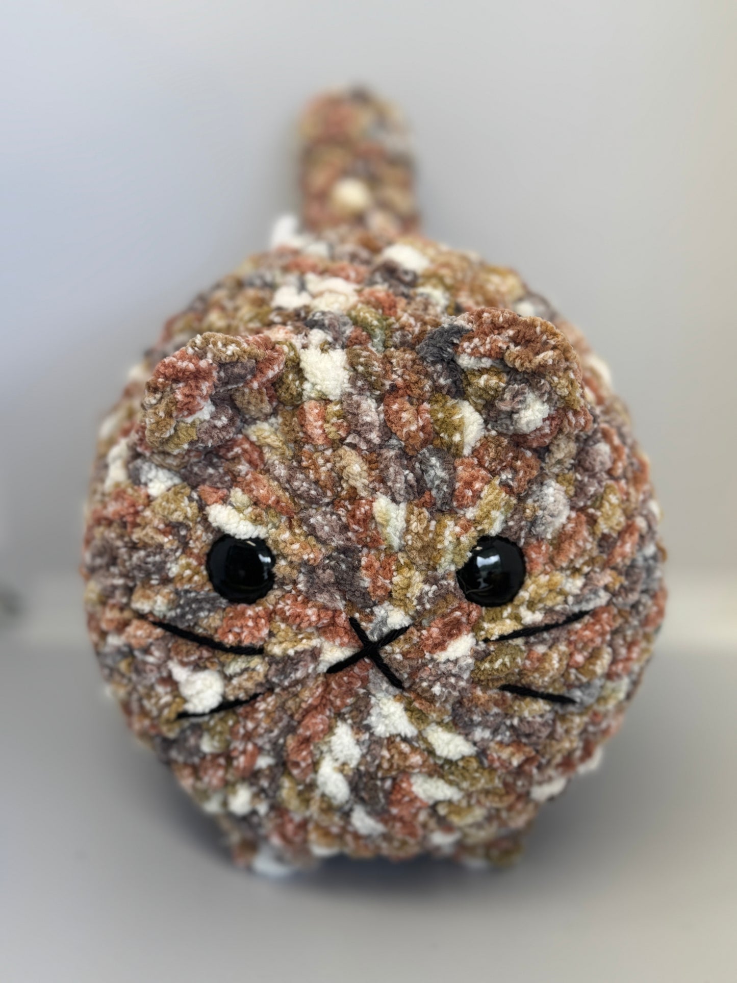 Handmade Crocheted Stuffed Animals - Loaf Cat