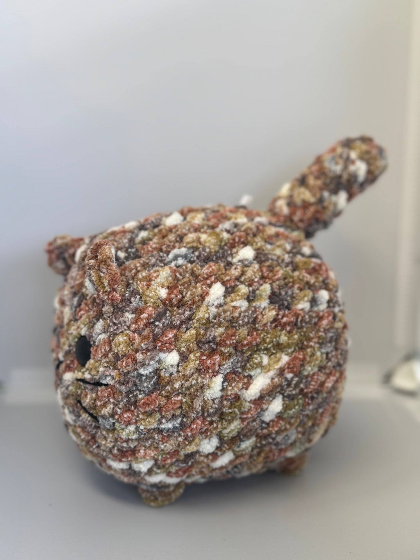 Handmade Crocheted Stuffed Animals - Loaf Cat