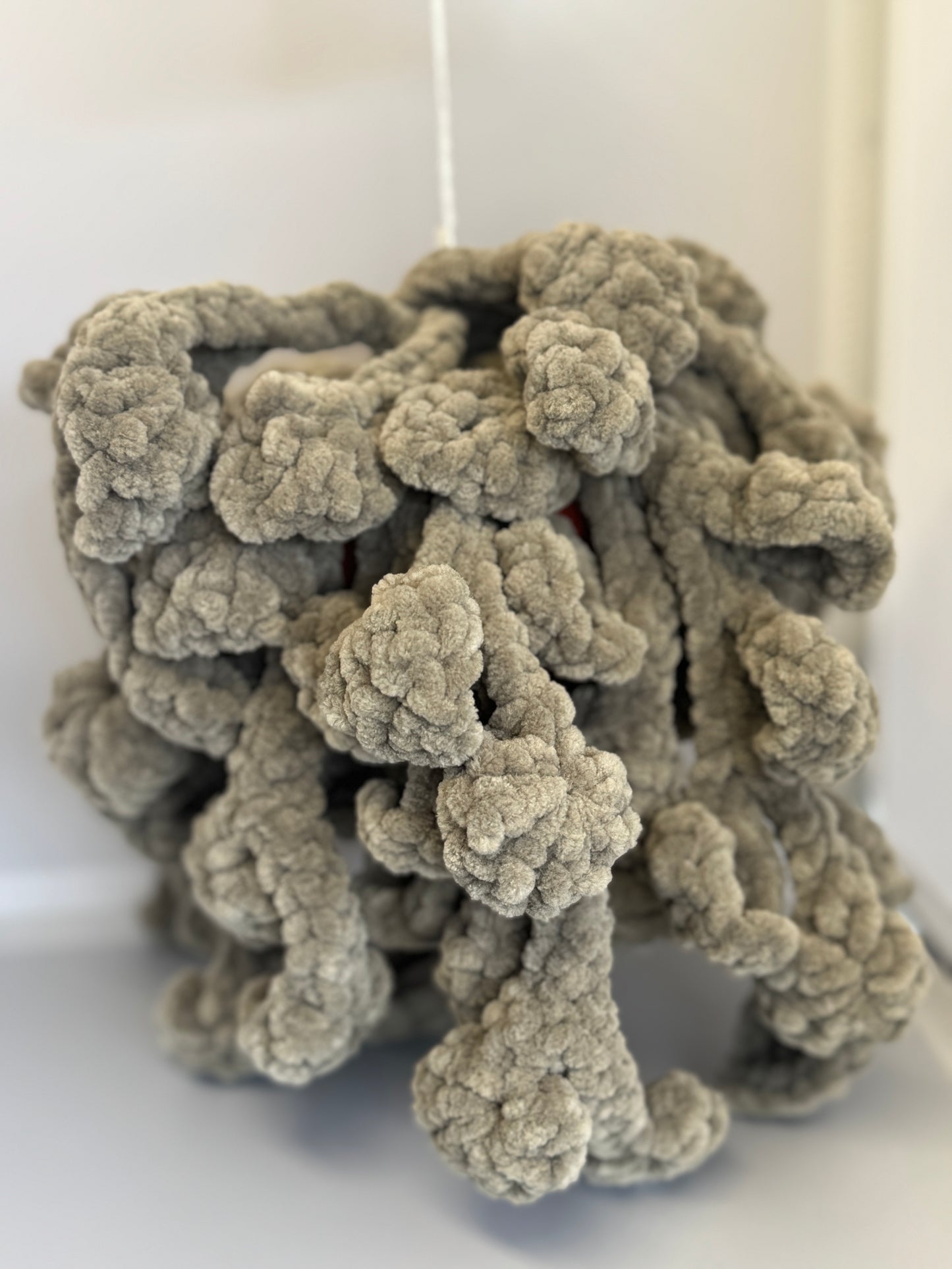 Handmade Crocheted Stuffed Animals - Potted Pathos Plant