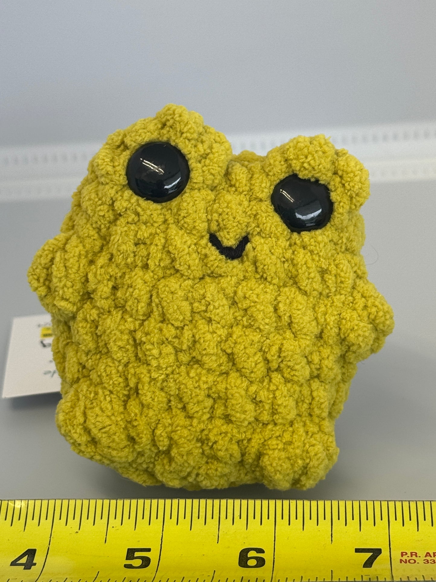Handmade Crocheted Stuffed Animals - Chubby Frog