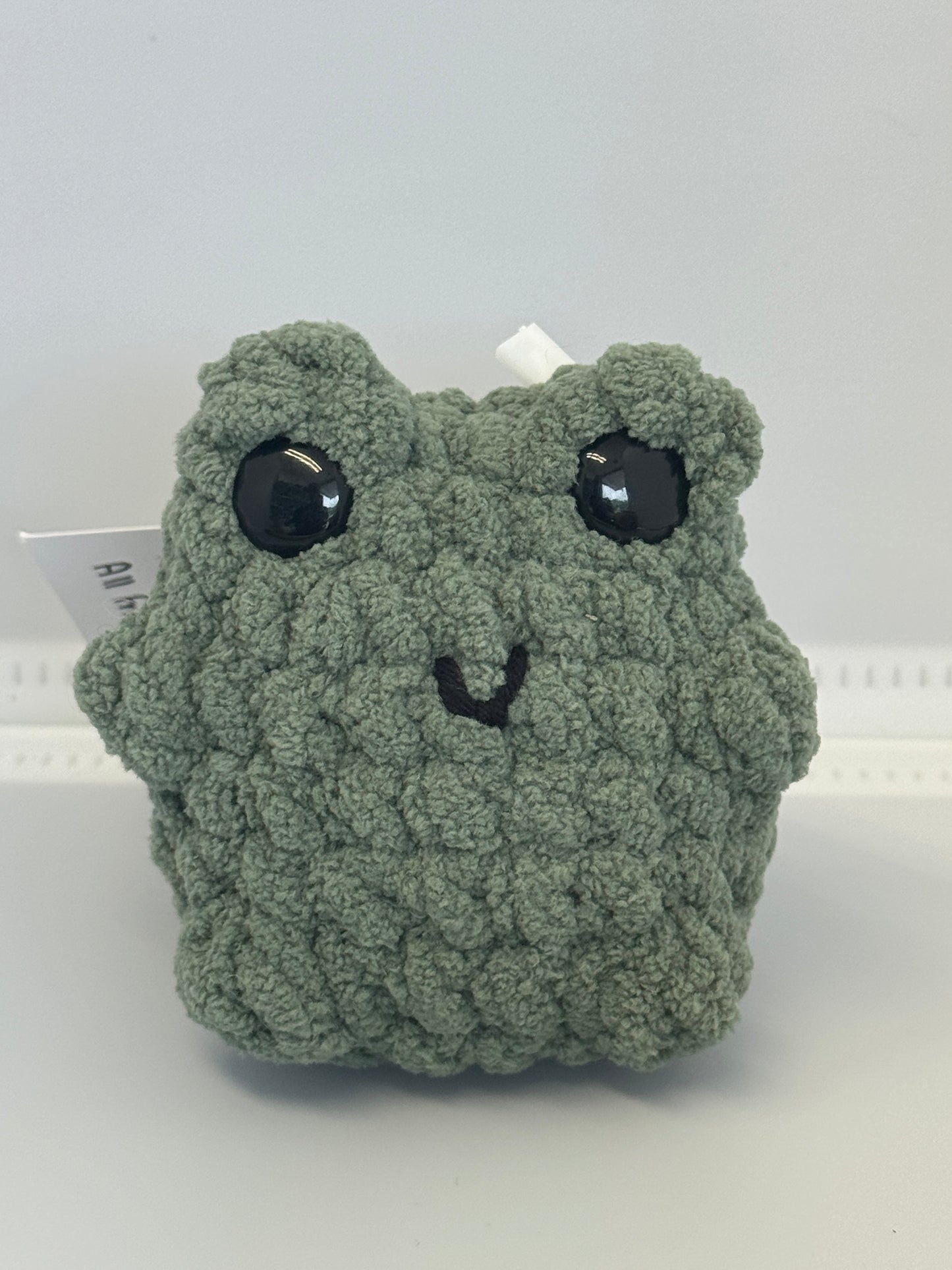 Handmade Crocheted Stuffed Animals - Chubby Frog