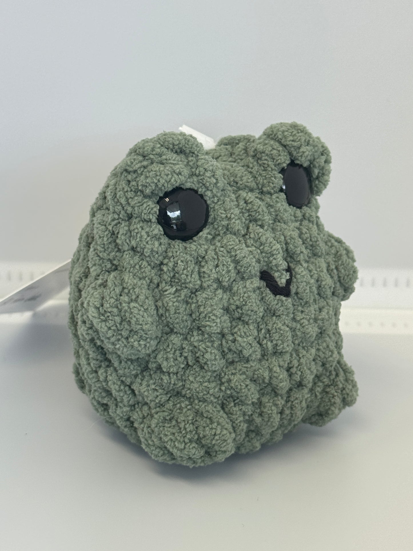 Handmade Crocheted Stuffed Animals - Chubby Frog