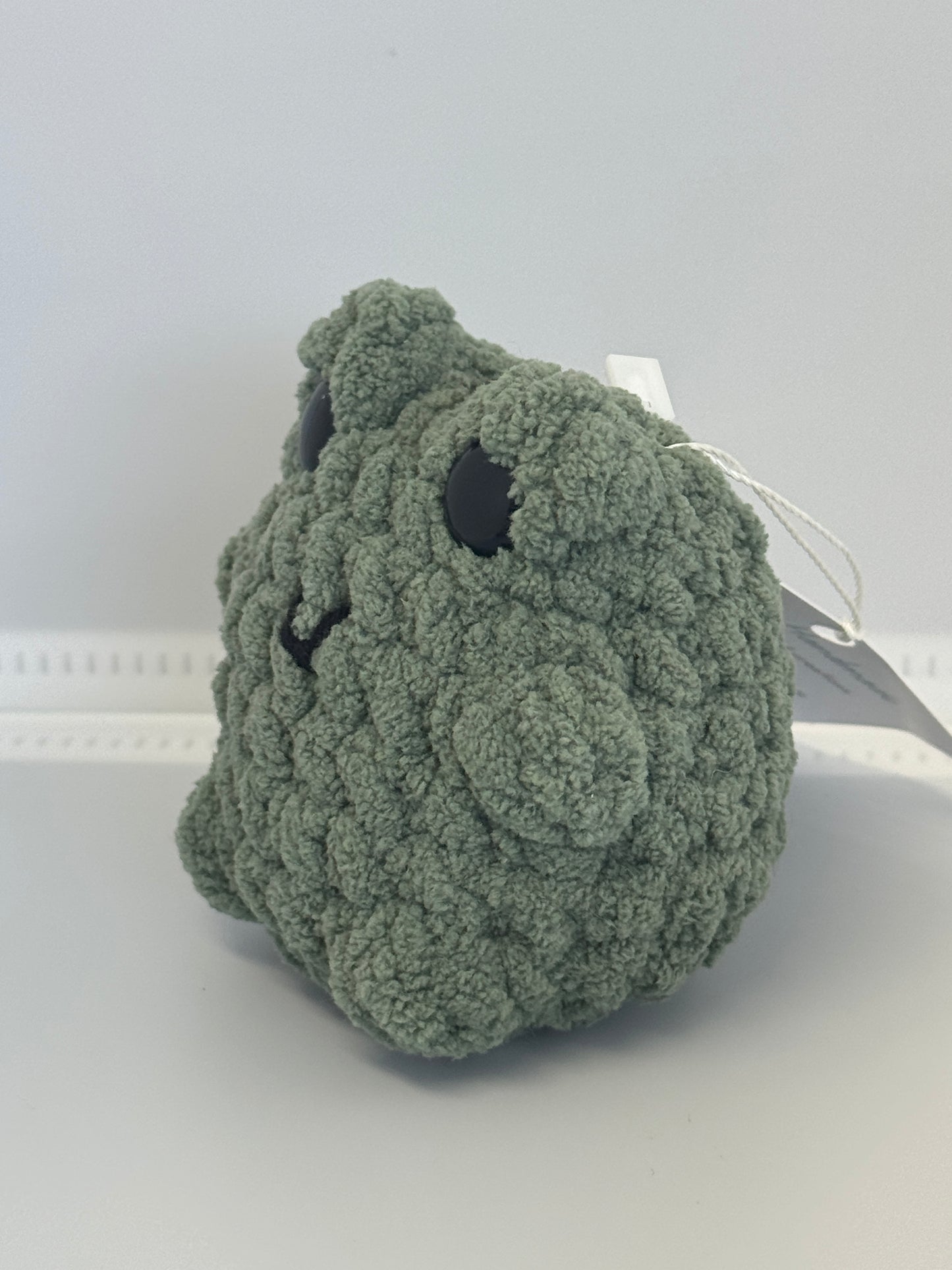 Handmade Crocheted Stuffed Animals - Chubby Frog