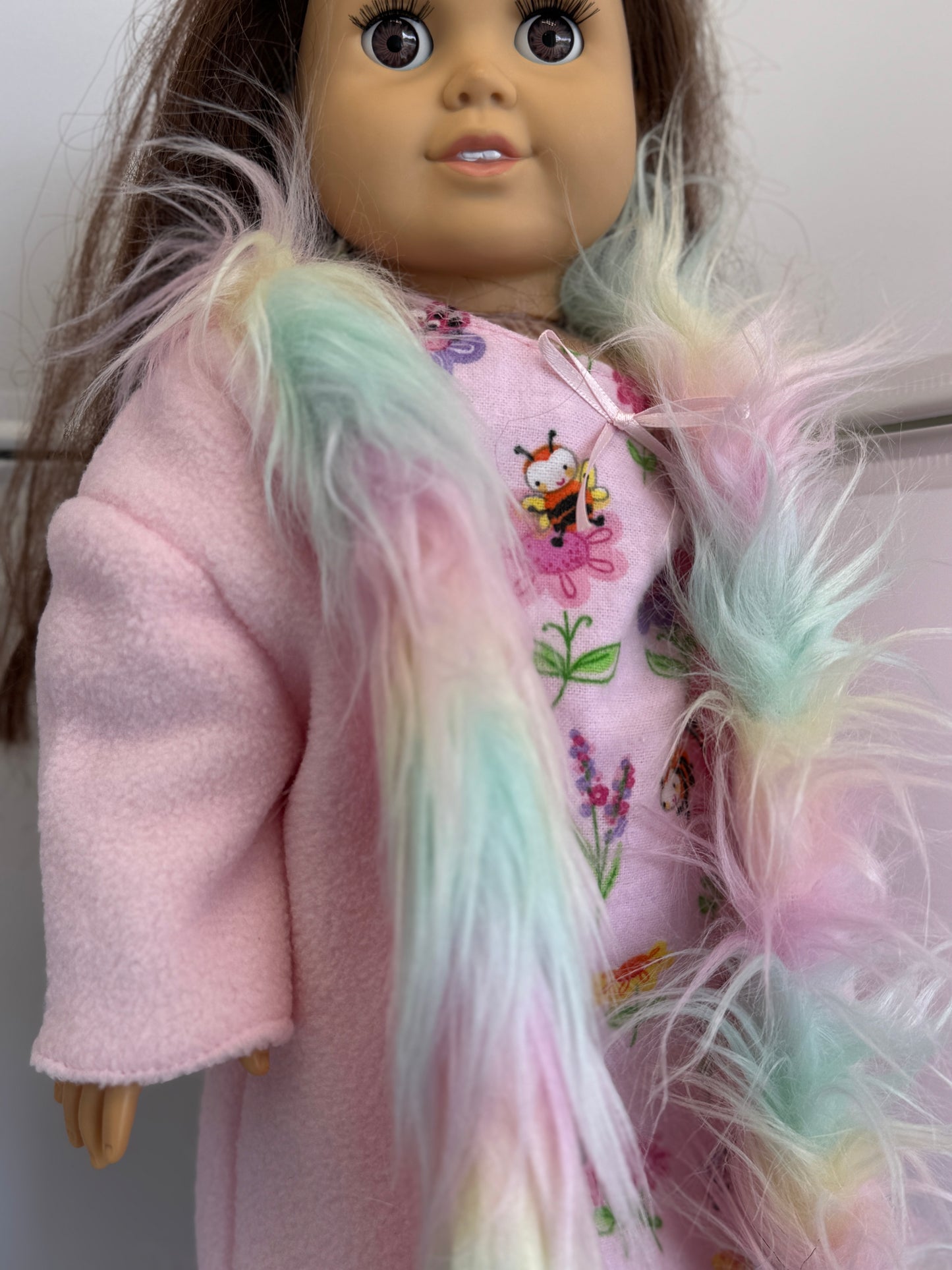 Handmade 18" Doll Clothes - Pajama set Robe & Pj's