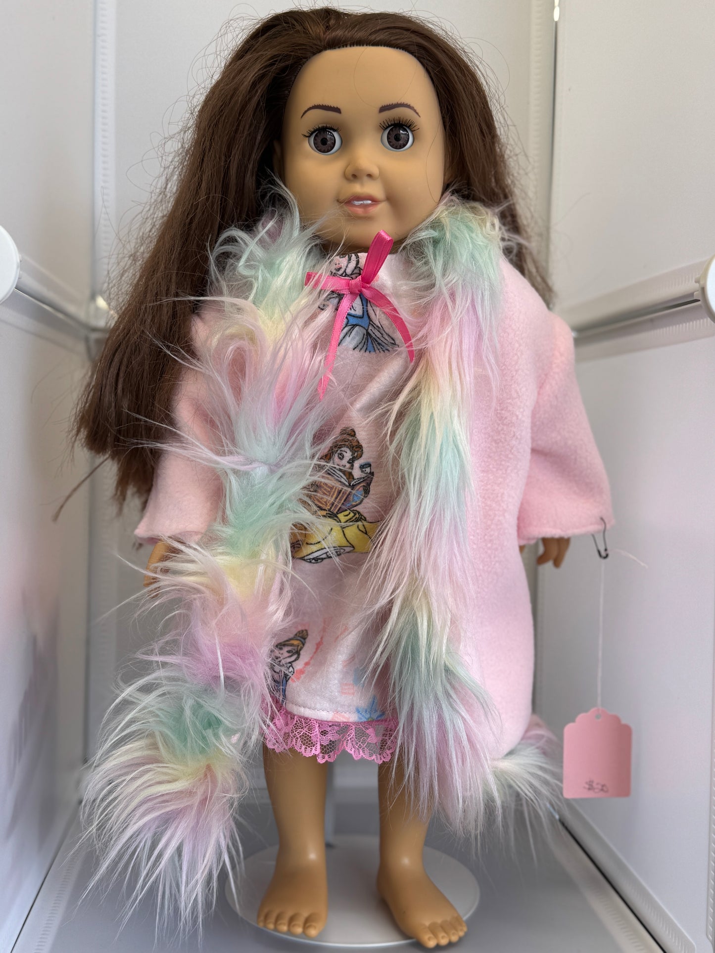 Handmade 18" Doll Clothes - Pajama set Robe & Pj's