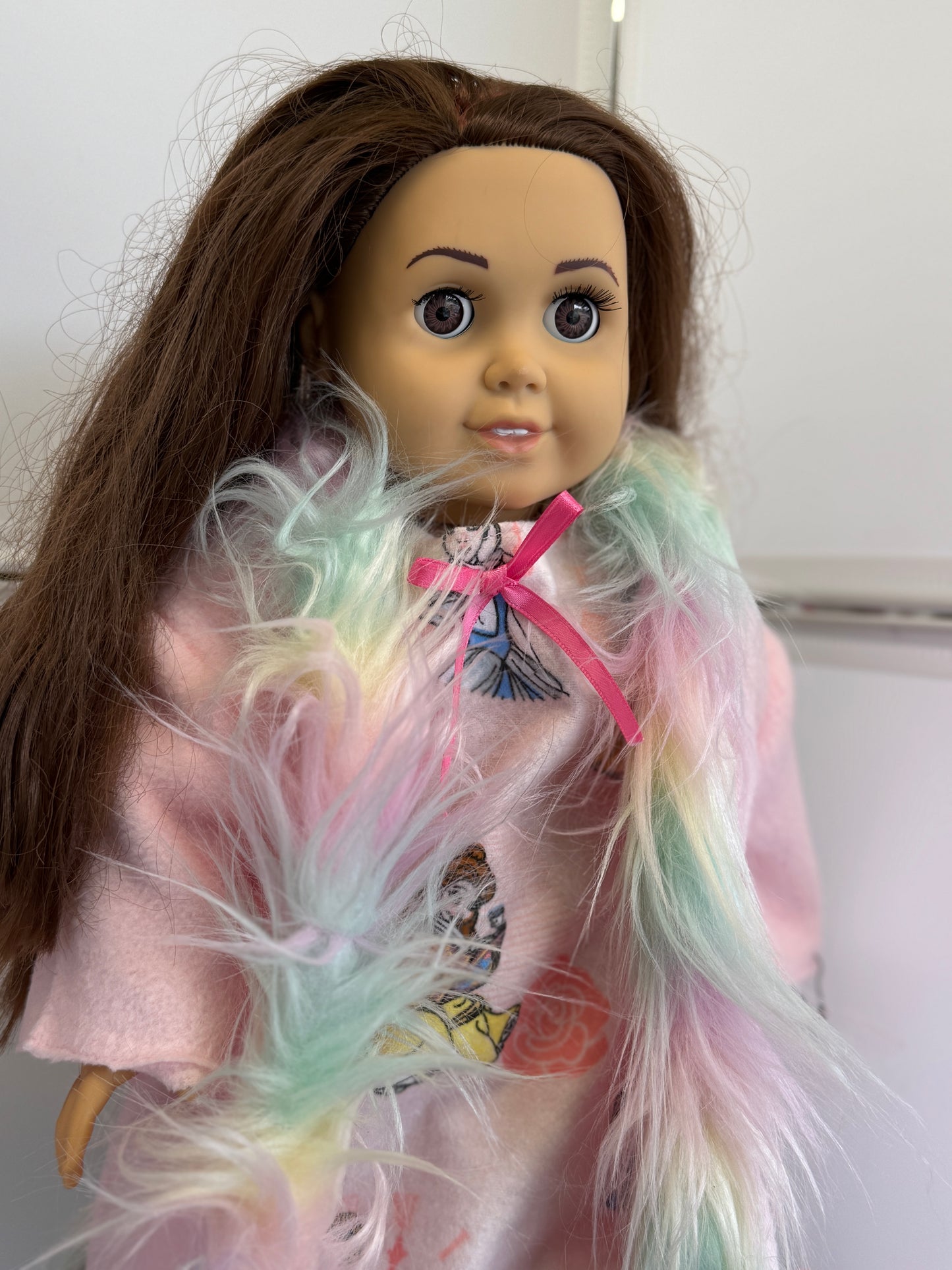Handmade 18" Doll Clothes - Pajama set Robe & Pj's