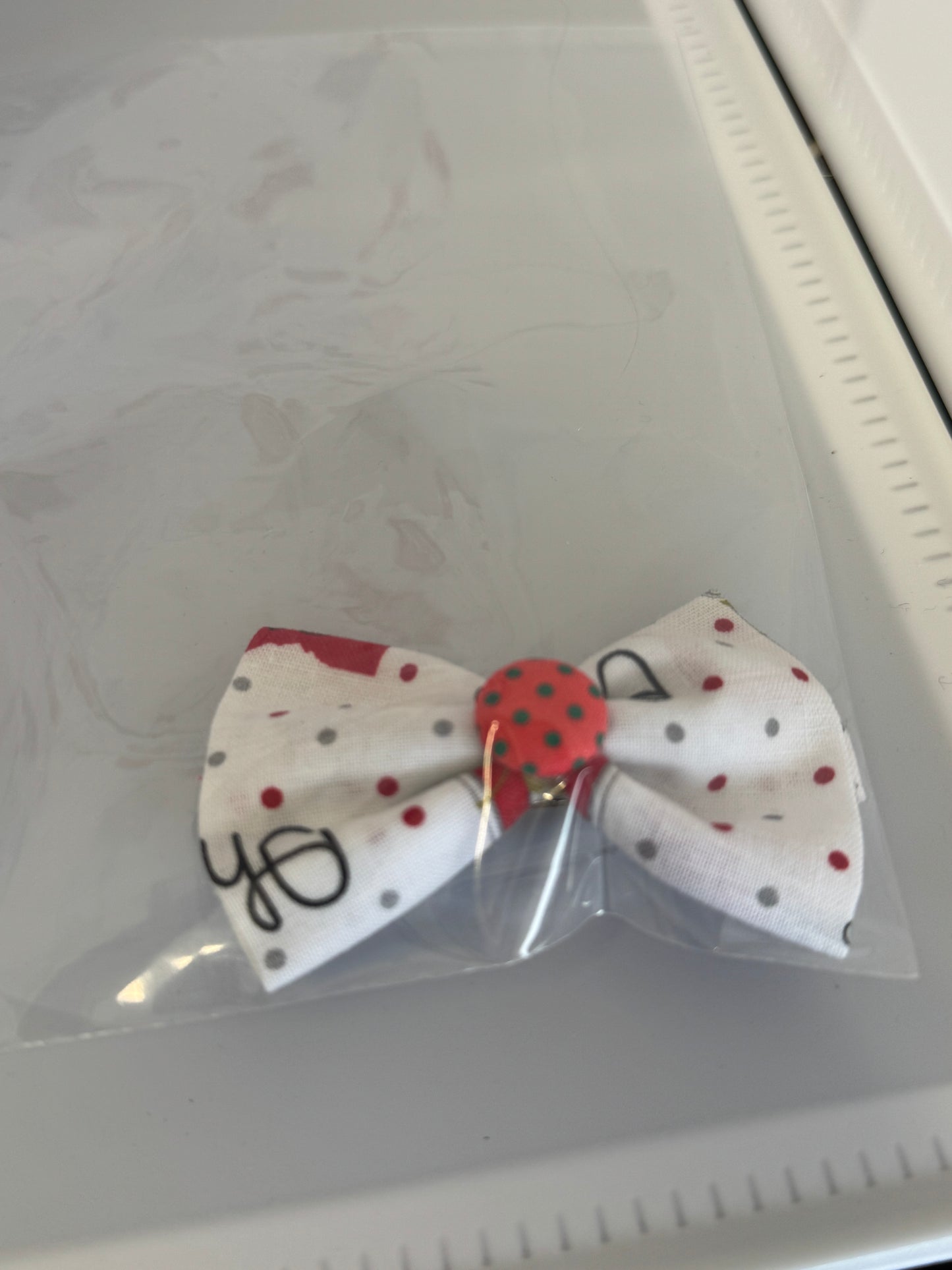 Handmade 18" Doll Clothes - Ohio Dress & Bow