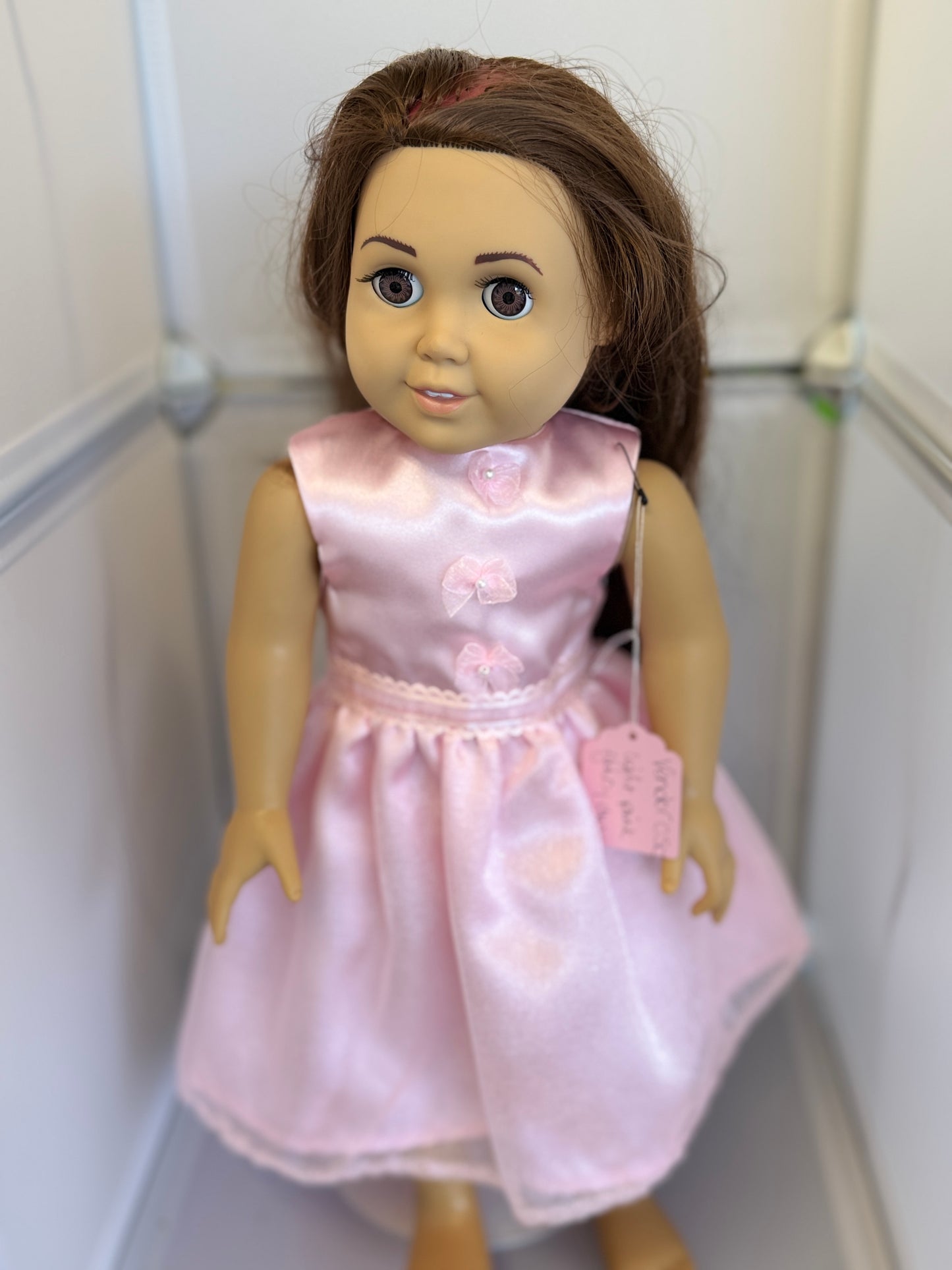 Handmade 18" Doll Clothes - Pink Fancy Dress