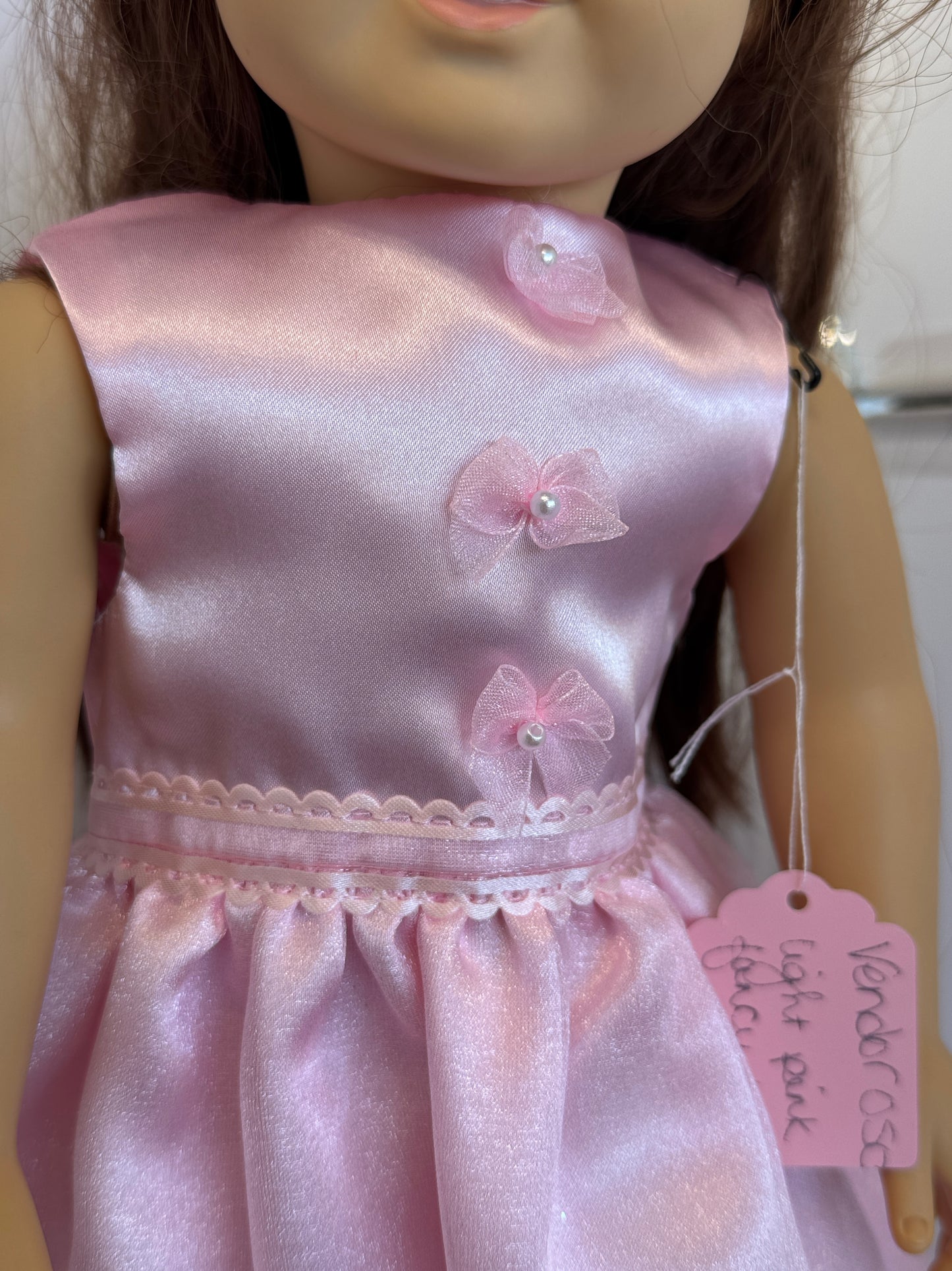 Handmade 18" Doll Clothes - Pink Fancy Dress