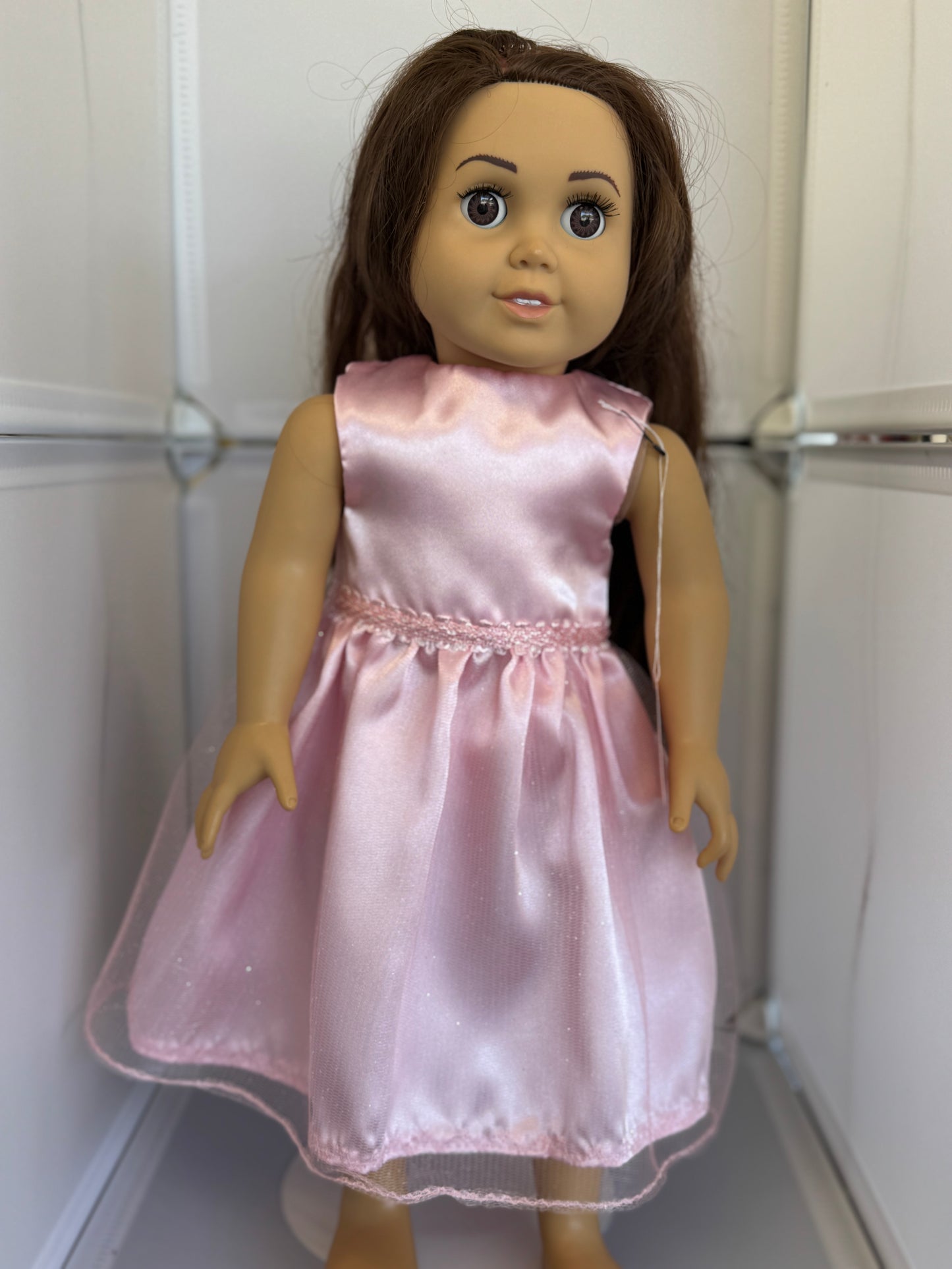 Handmade 18" Doll Clothes - Pink Fancy Dress