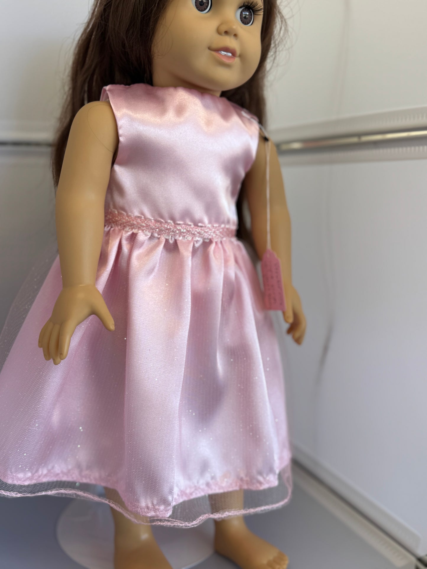 Handmade 18" Doll Clothes - Pink Fancy Dress